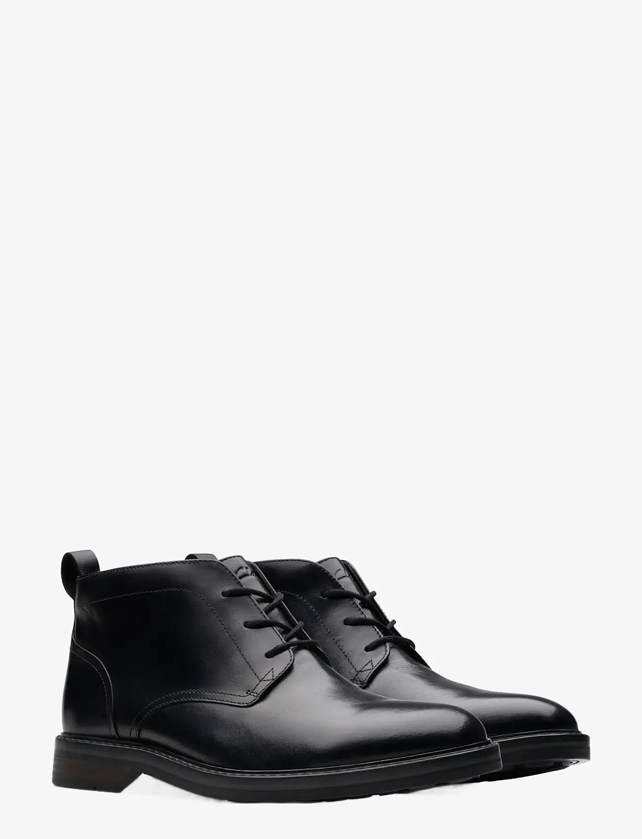 Clarks - Aldwin Chukka G - mehed - black leather - 4