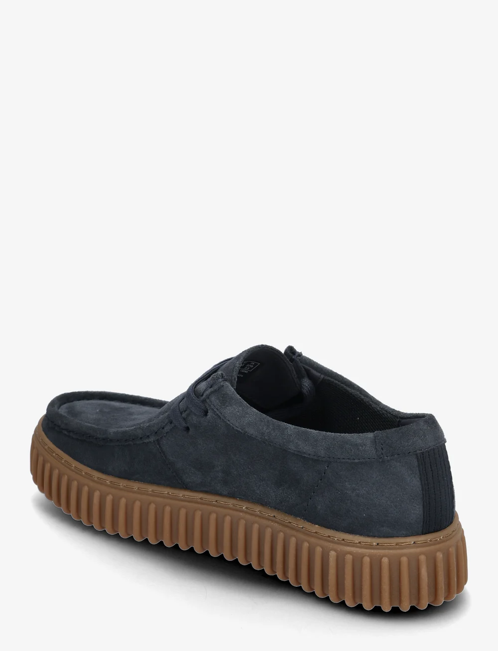 Clarks - Torhill Lo G - moc-toe boots - navy suede - 2