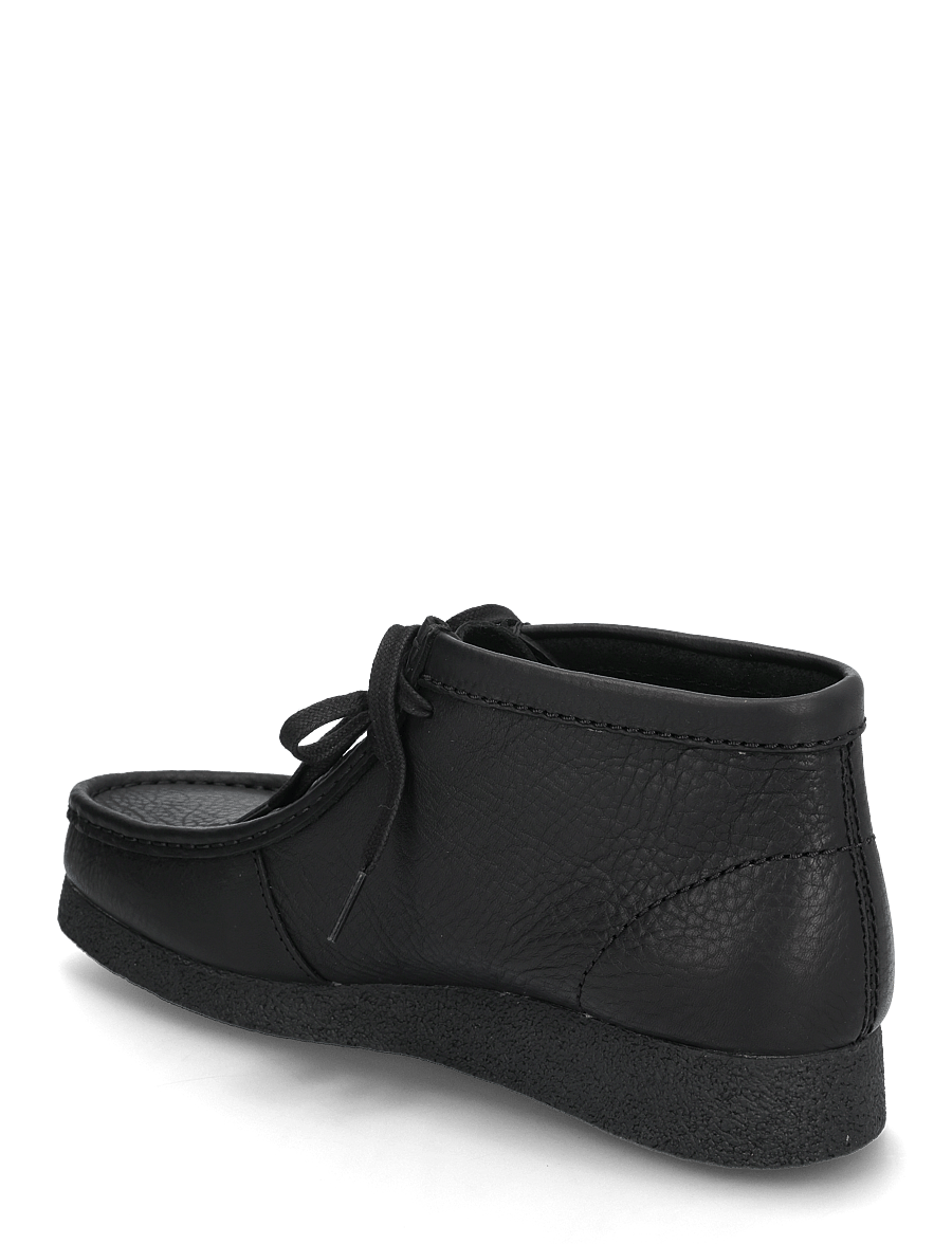 Clarks - WallabeeEVO BT G - moc-toes - black leather - 2