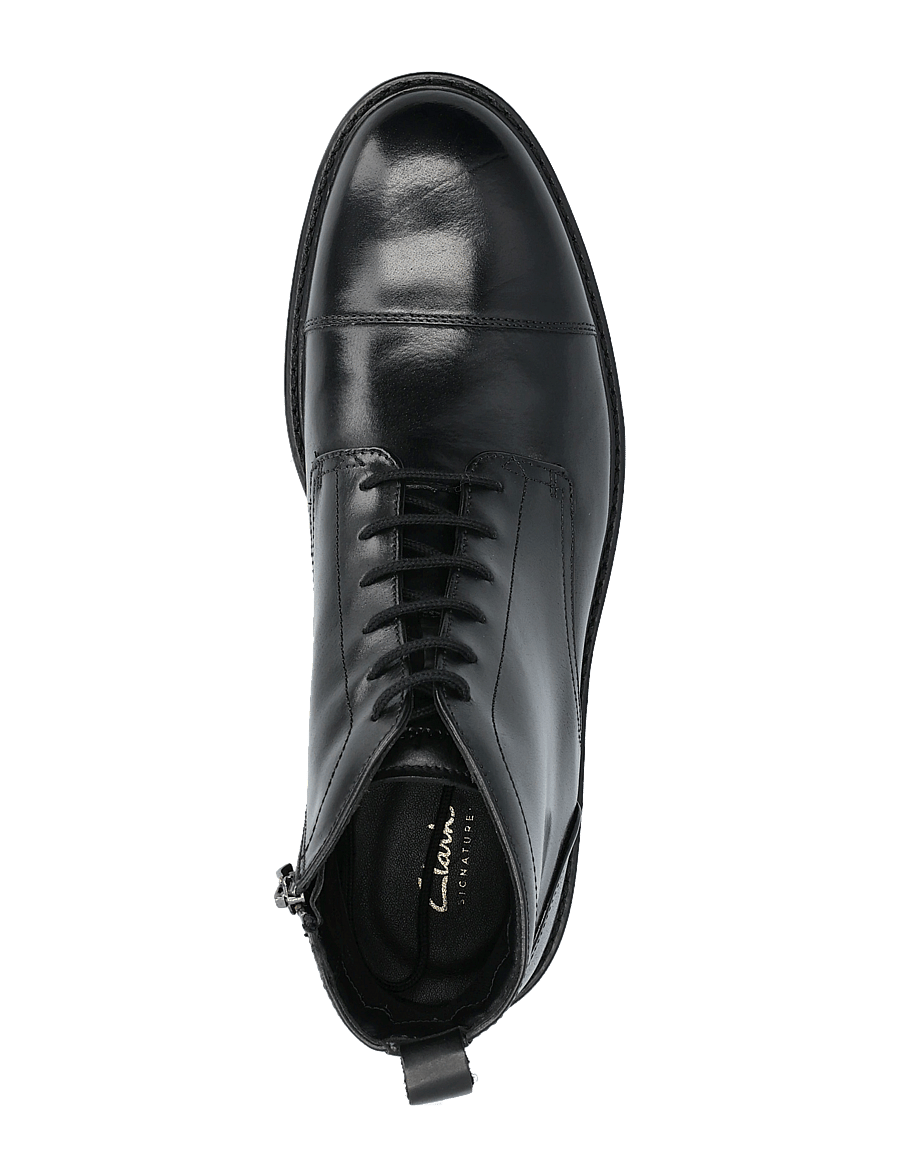 Clarks - Aldwin Cap G - black leather - 3