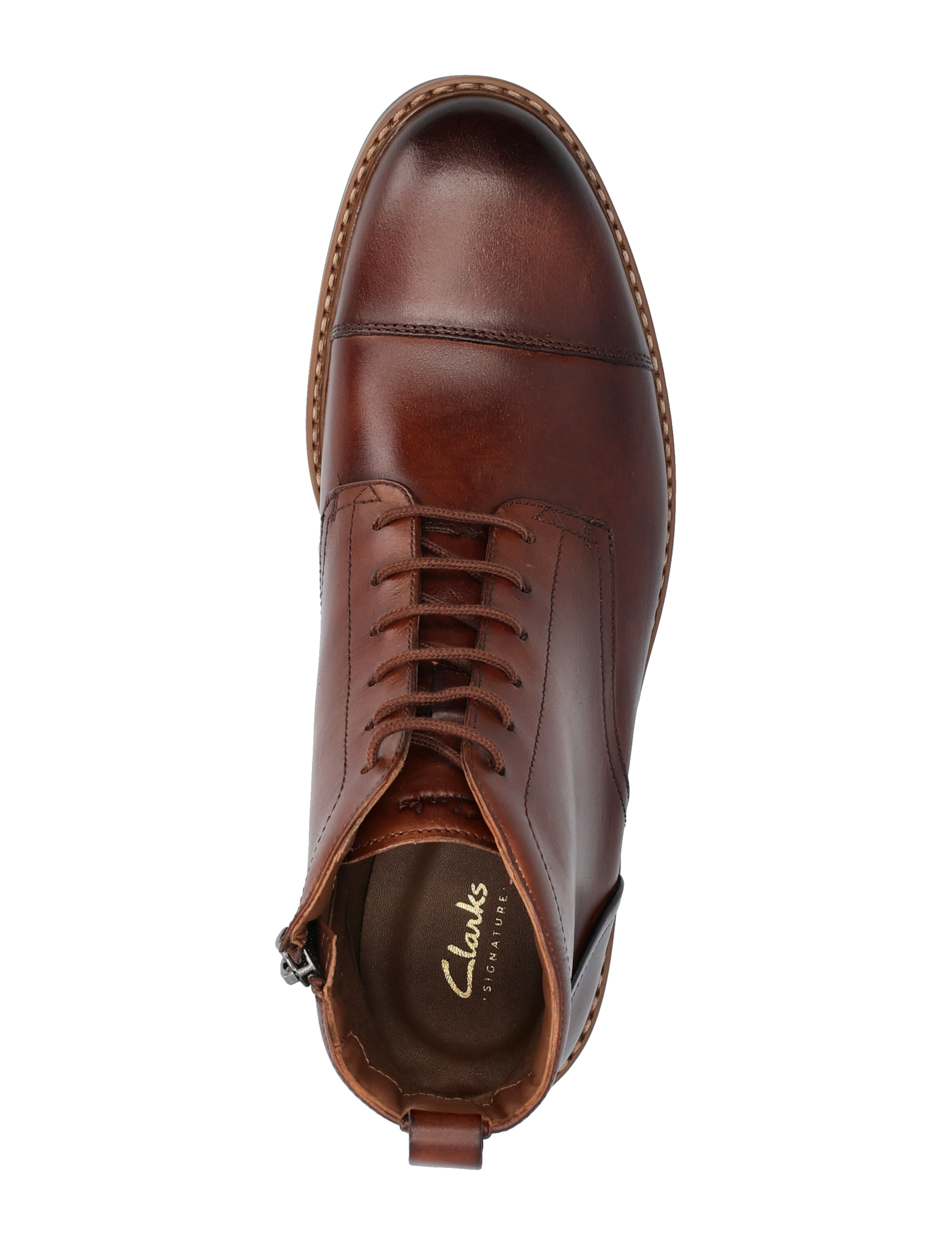 Clarks - Aldwin Cap G - mid tan lea - 3