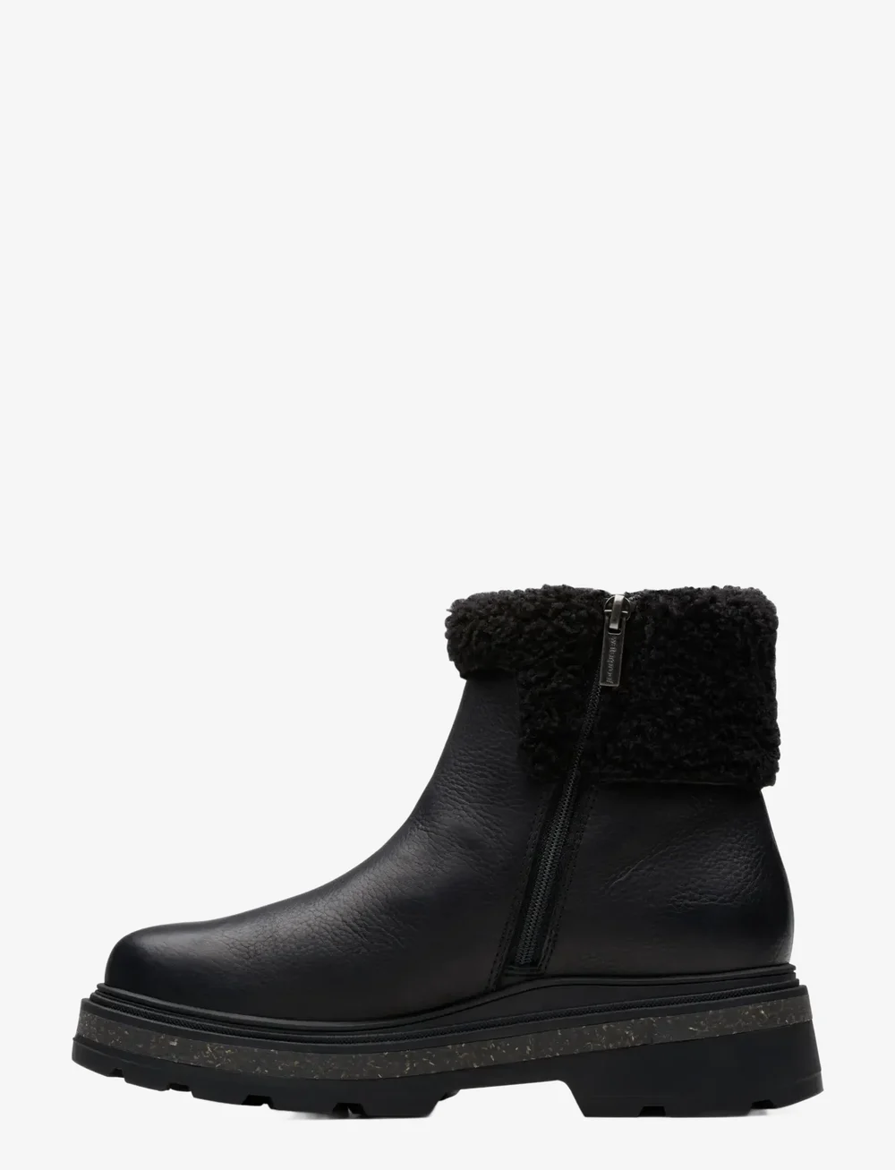 Clarks - HencroftMadiWP D - platta ankelboots - black leather - 2
