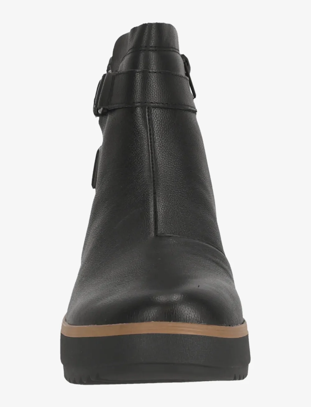 Clarks - Zylah Faye D - platta ankelboots - black leather - 2