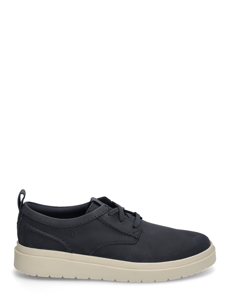 Clarks - Polden Lace G - baskets basses - navy leather - 1
