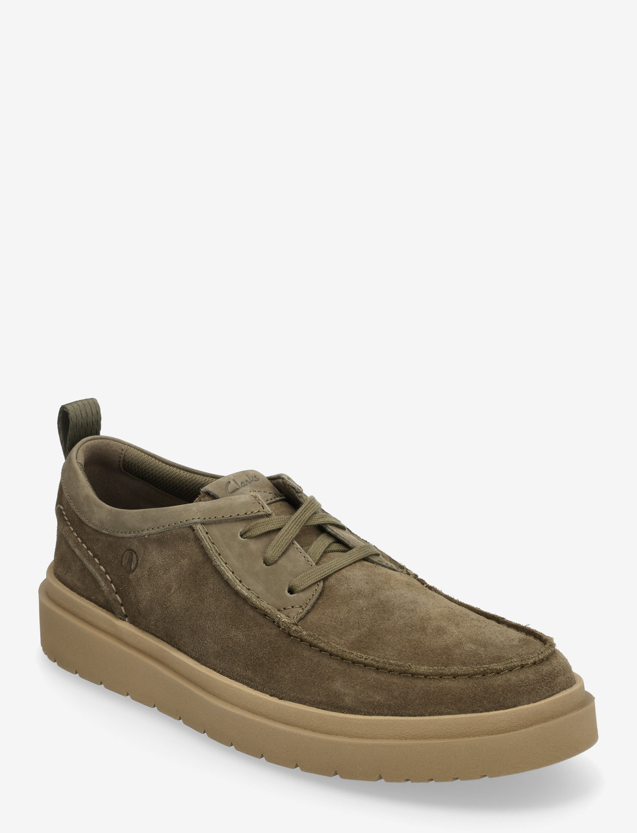 Clarks - Polden Moc G - lave sneakers - olive suede - 0
