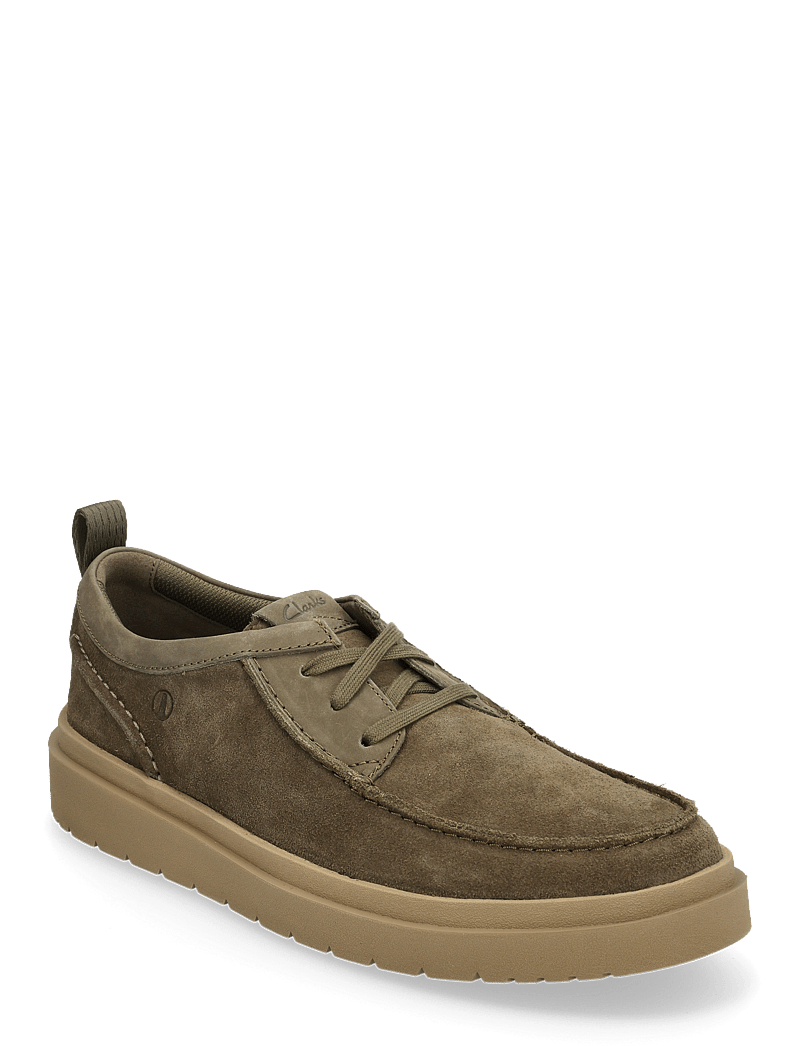 Clarks - Polden Moc G - lave sneakers - olive suede - 0