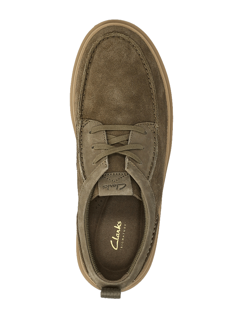 Clarks - Polden Moc G - lave sneakers - olive suede - 3