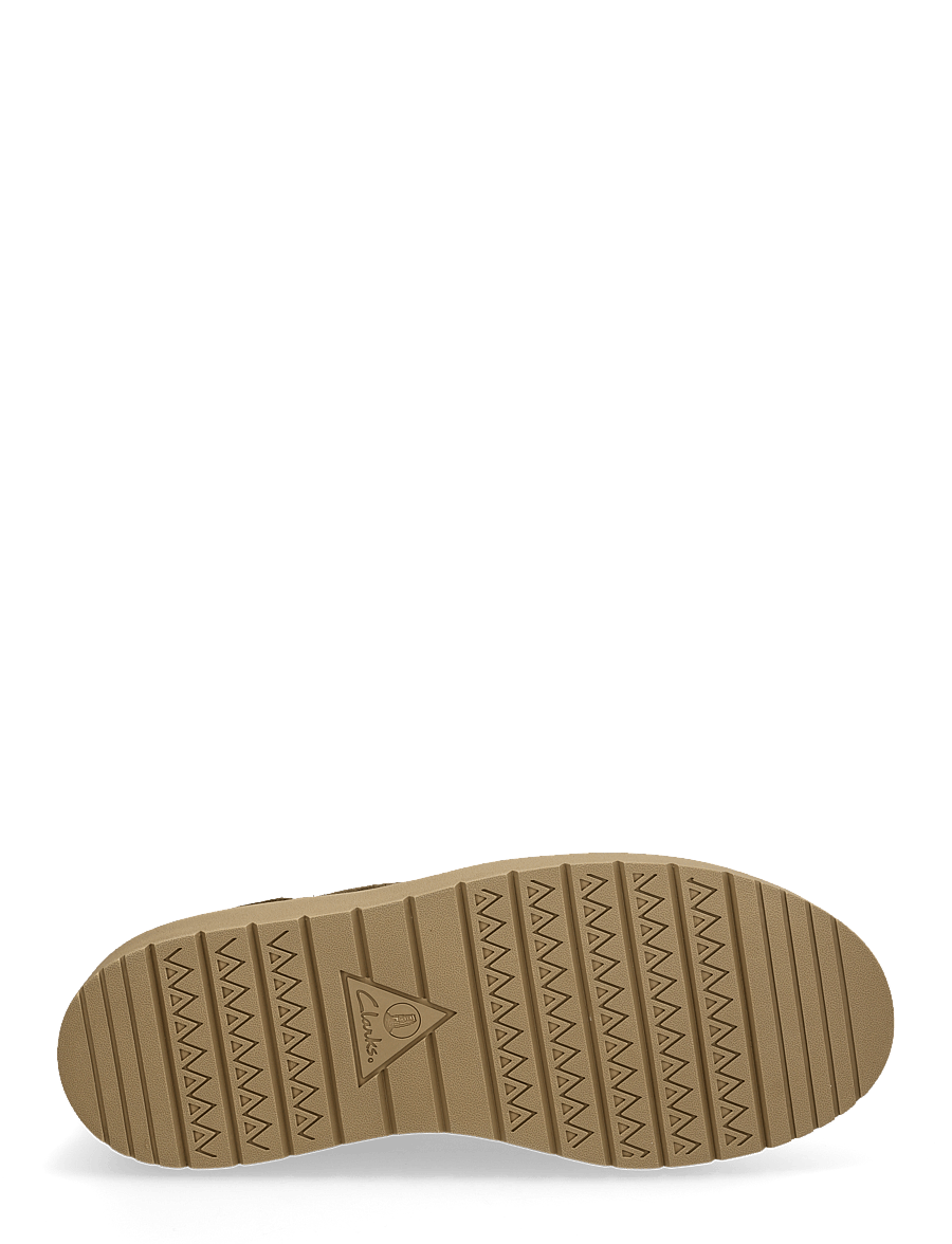Clarks - Polden Moc G - lágir strigaskór - olive suede - 4