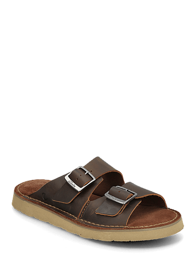 Clarks Torford CrossSlide Sandaal voor heren, Zwart leder, 42 EU Clarks Torford CrossSlide Sandaal voor heren, Zwart leder, 42 EU