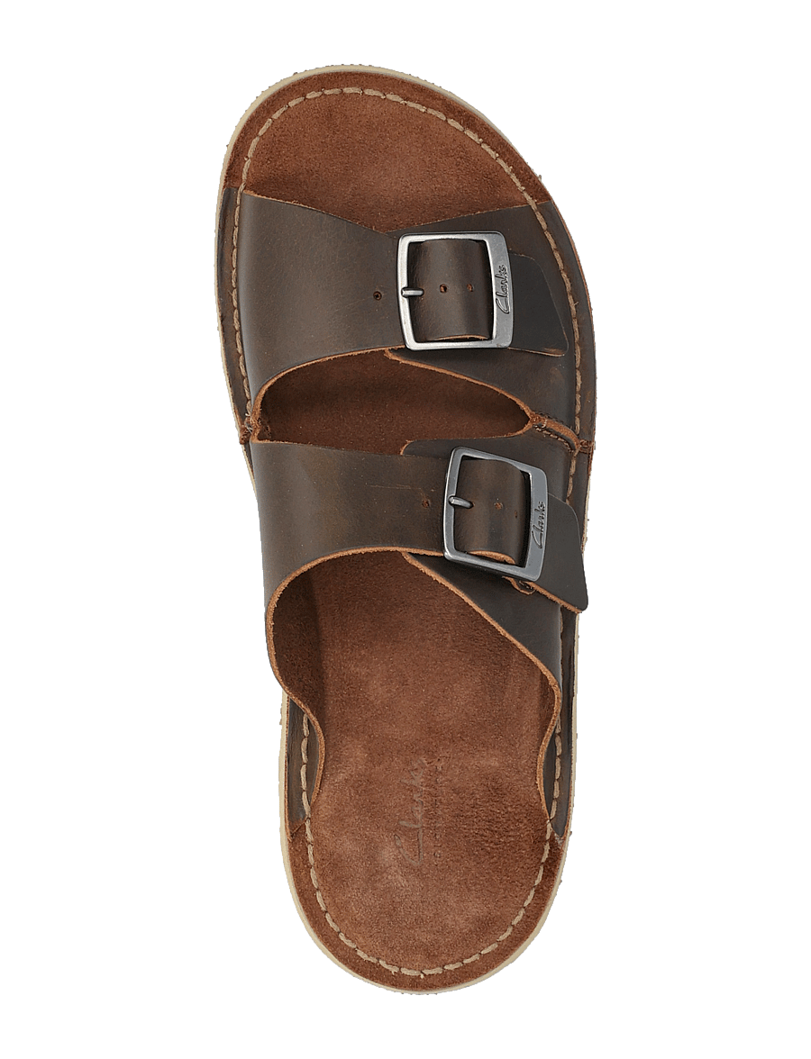 Clarks - Solsbury Strap G - casual sandaler - beeswax leather - 3