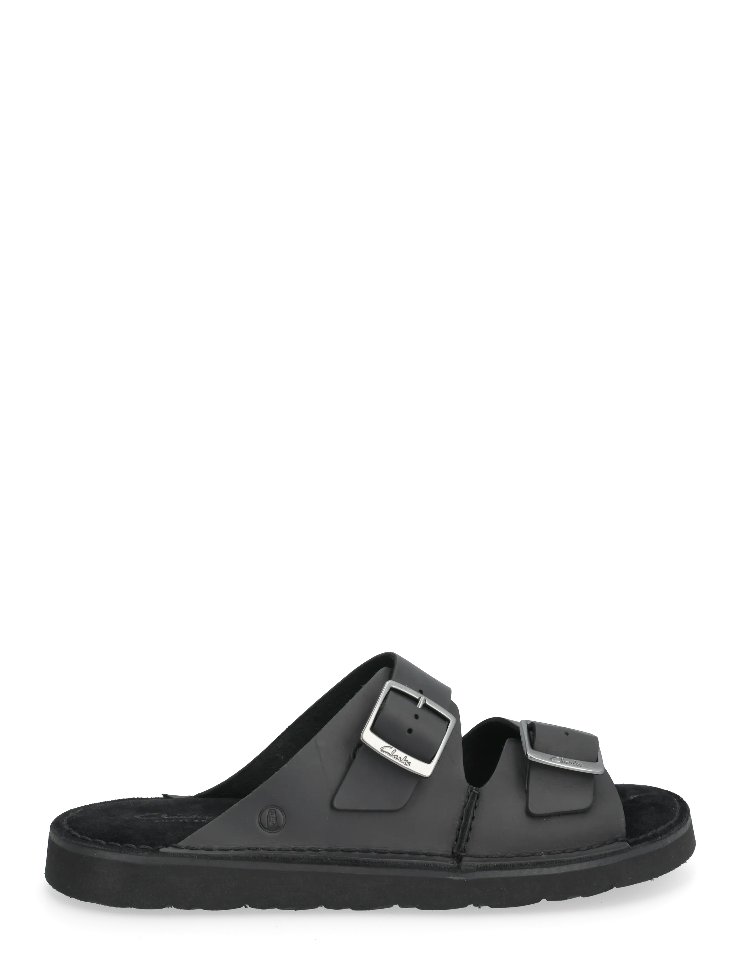Clarks - Solsbury Strap G - casual sandals - black leather - 1