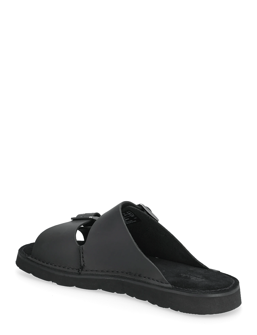 Clarks - Solsbury Strap G - casual sandaler - black leather - 2