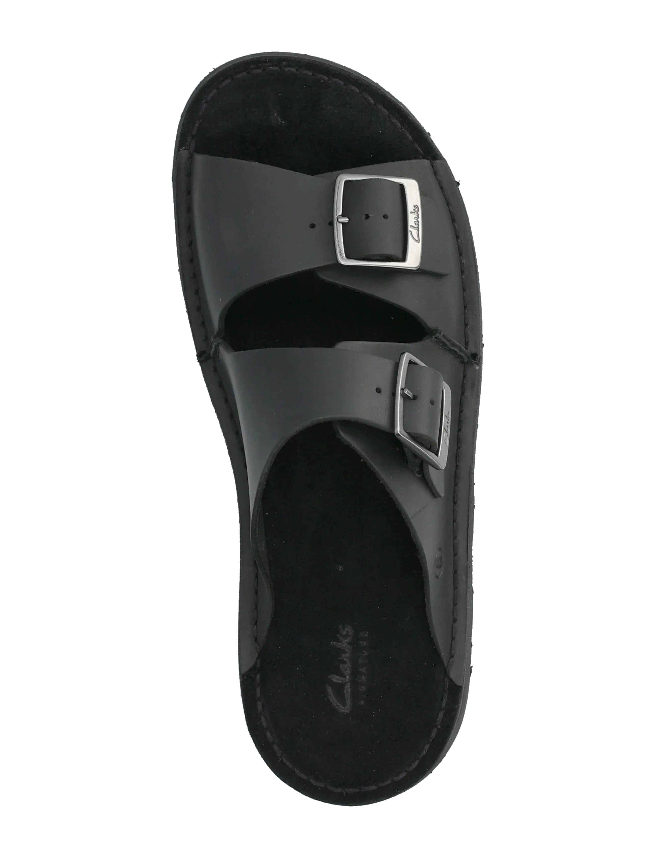 Clarks - Solsbury Strap G - casual sandals - black leather - 3