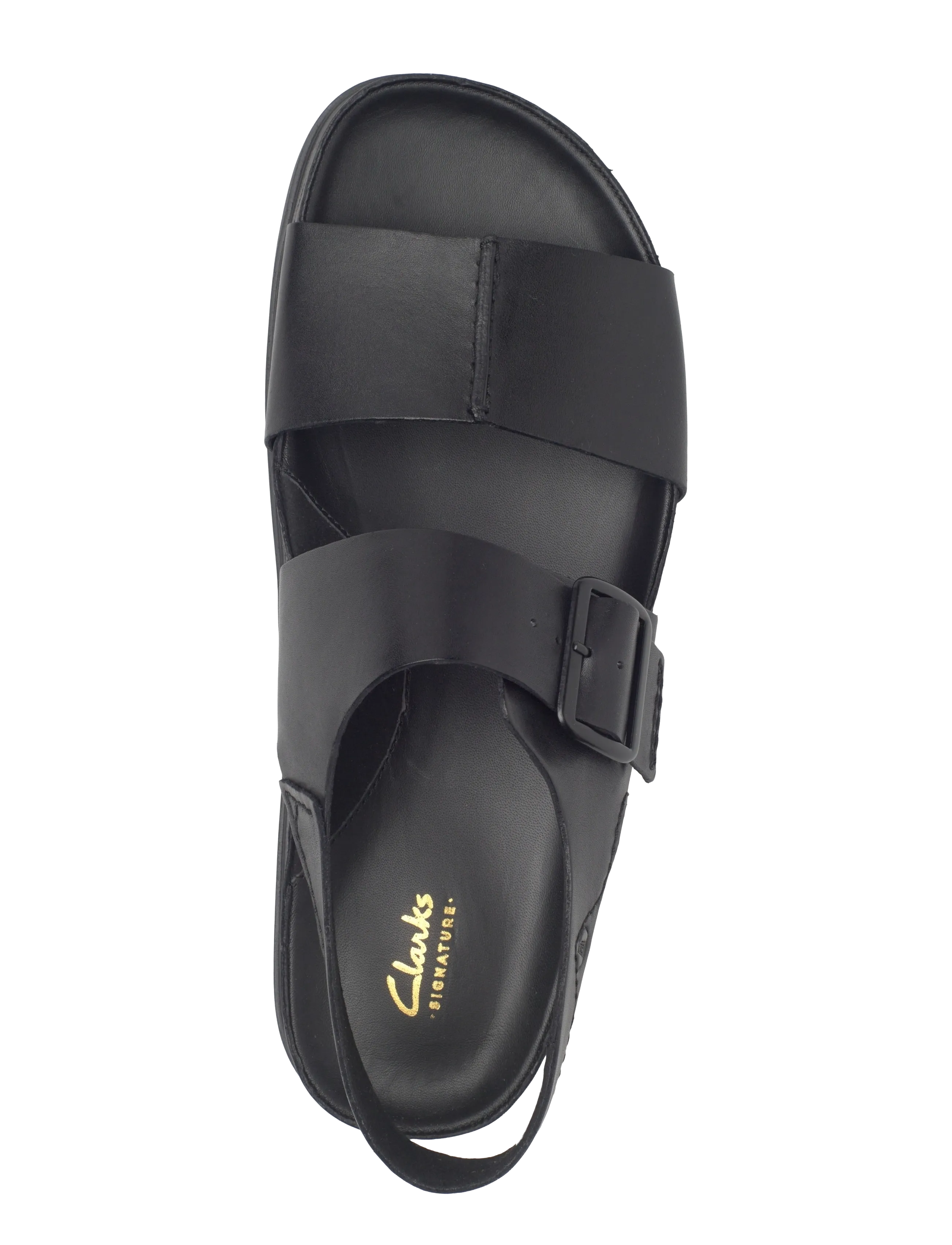 Clarks - Torford Strap G - sandaalit - black leather - 3