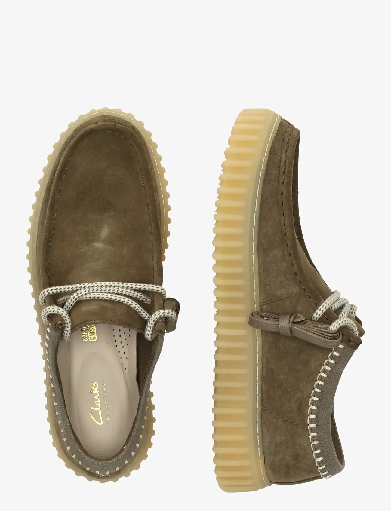 Clarks - Torhill Lo G - dark olive combi - 1