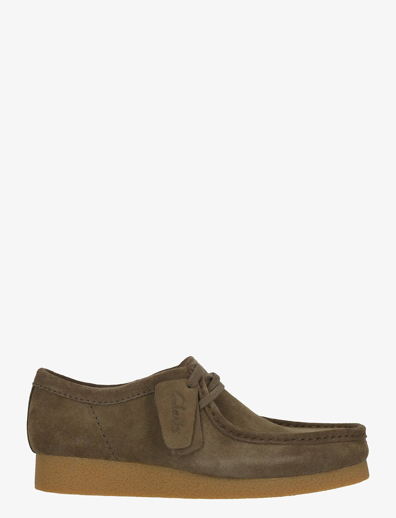 Clarks - WallabeeEVO G - low tops - dark olive sde - 1