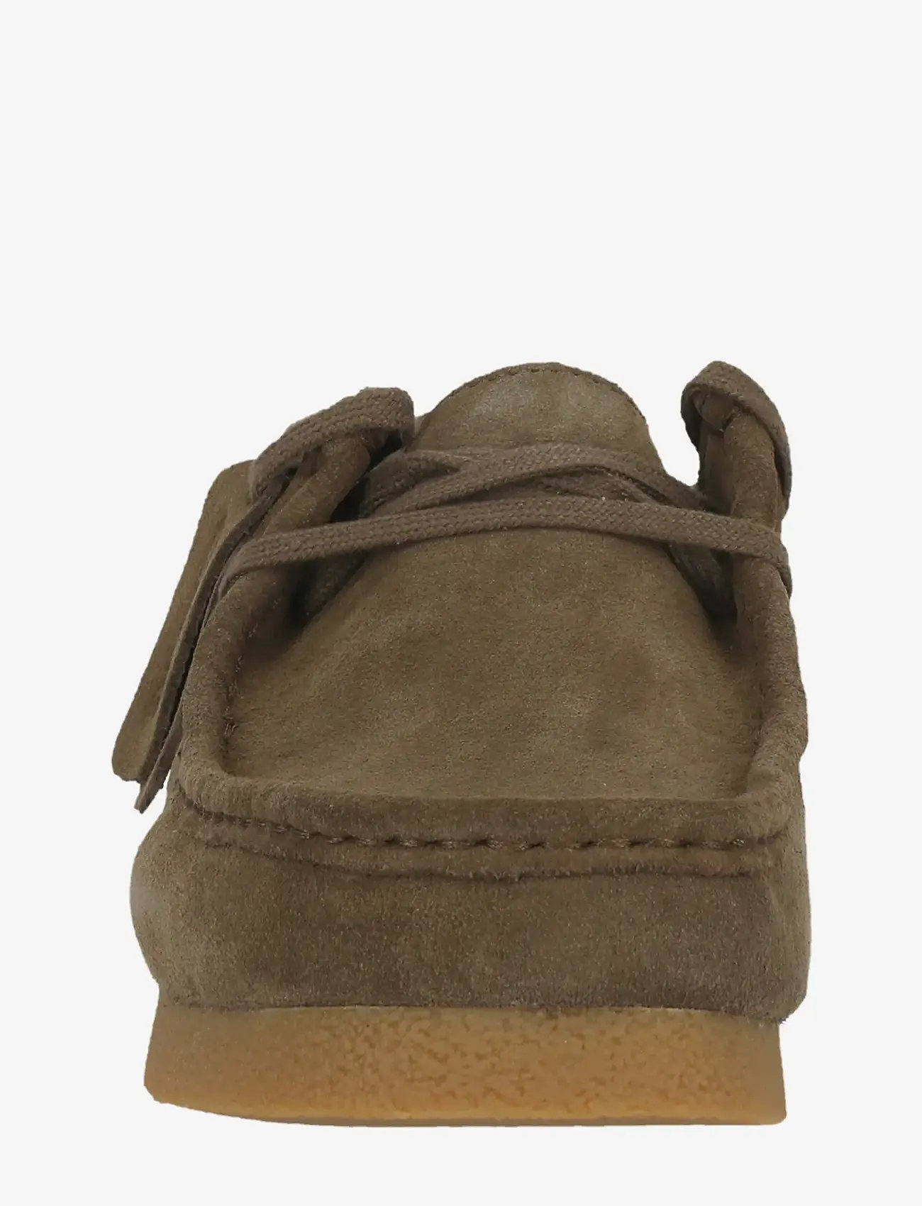 Clarks - WallabeeEVO G - low tops - dark olive sde - 3