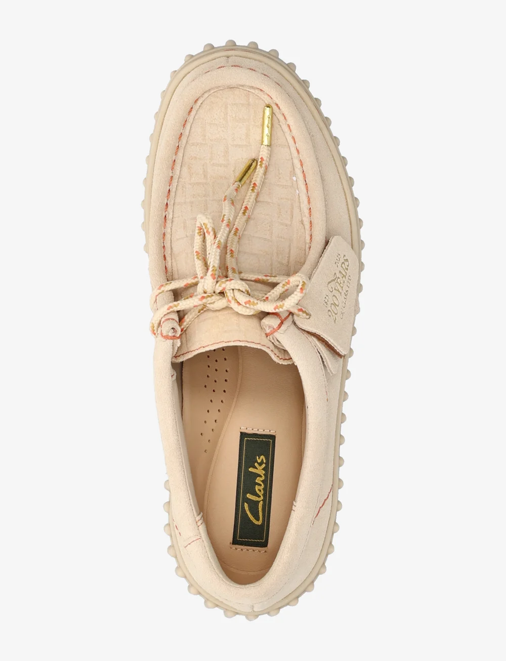 Clarks - Torhill Bee D - særlige begivenheder - ecru suede - 3