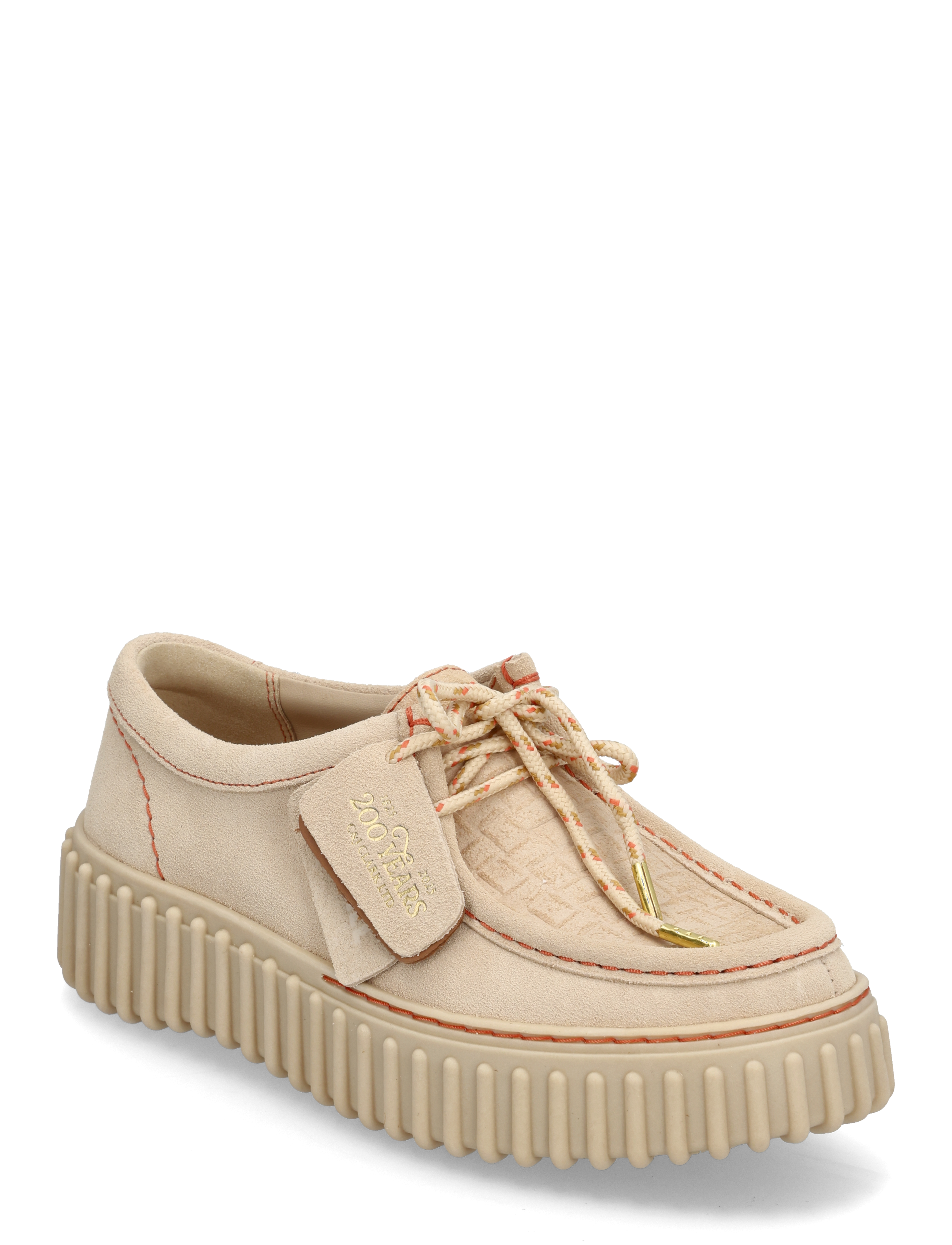 Clarks Torhill Bee D - Snøresko - ECRU SUEDE / beige