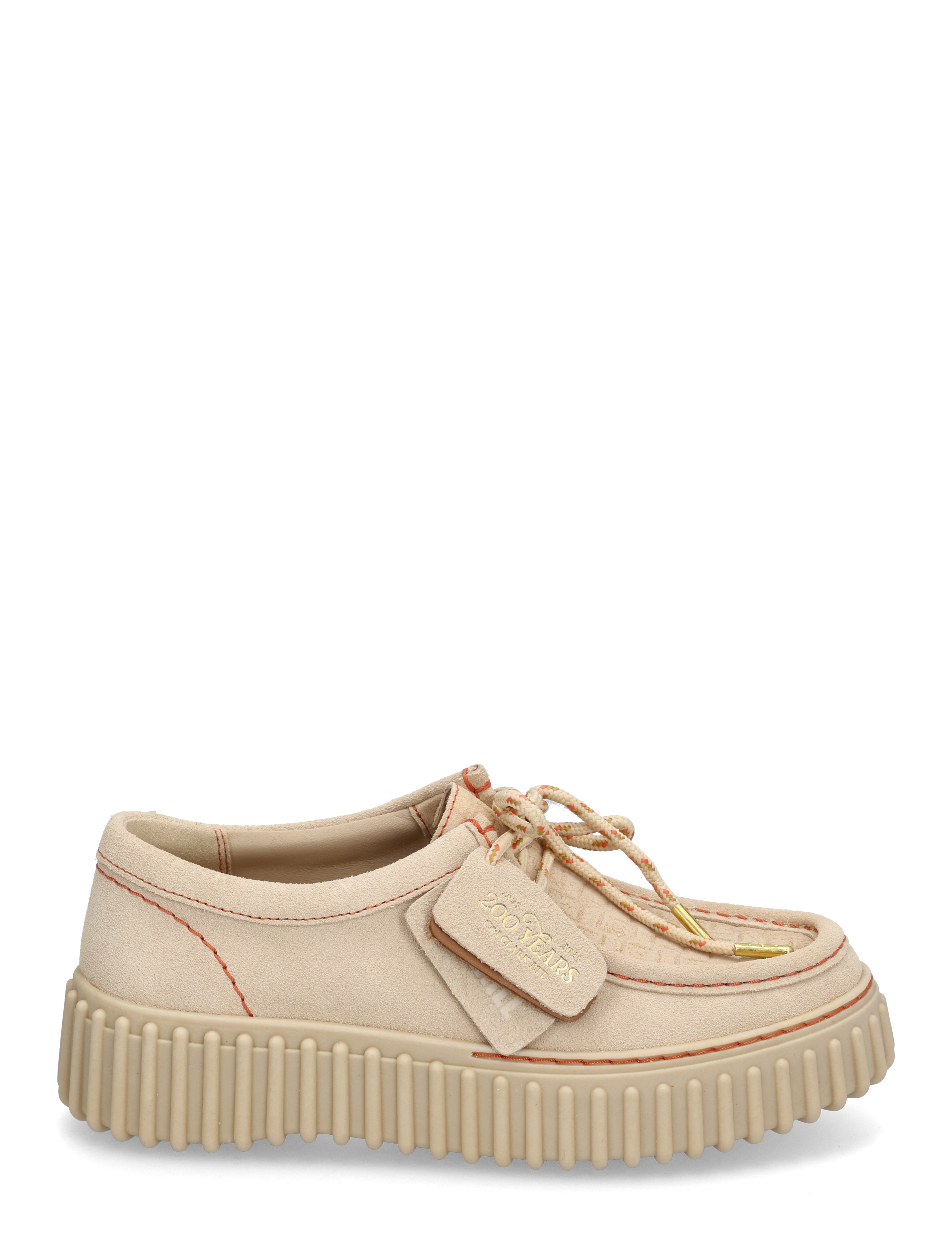 Clarks - Torhill Bee D - ecru suede - 1