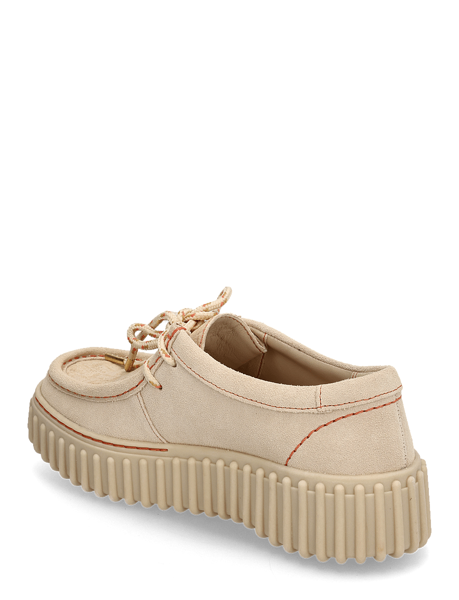 Clarks - Torhill Bee D - loafers - ecru suede - 2