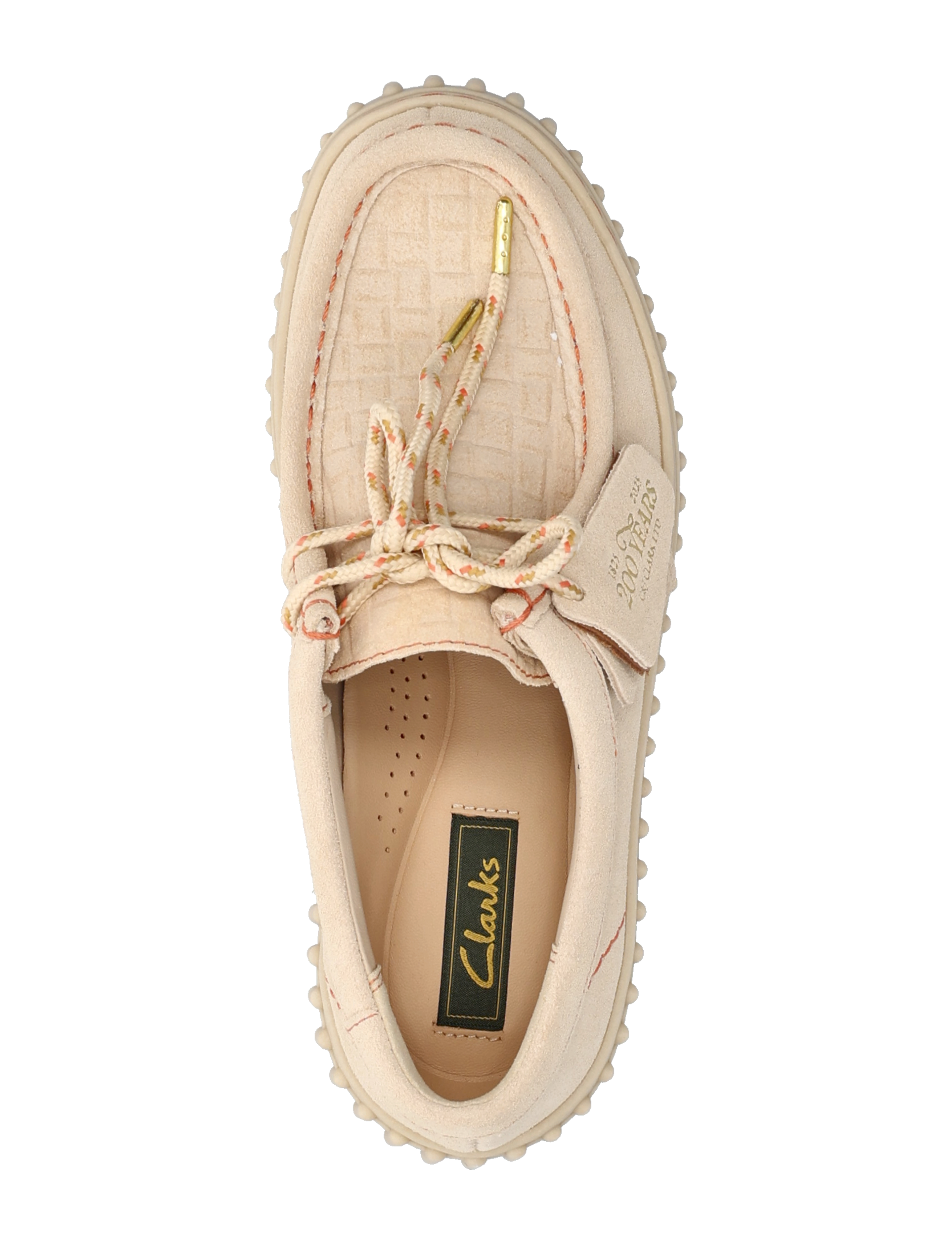 Clarks - Torhill Bee D - ecru suede - 3