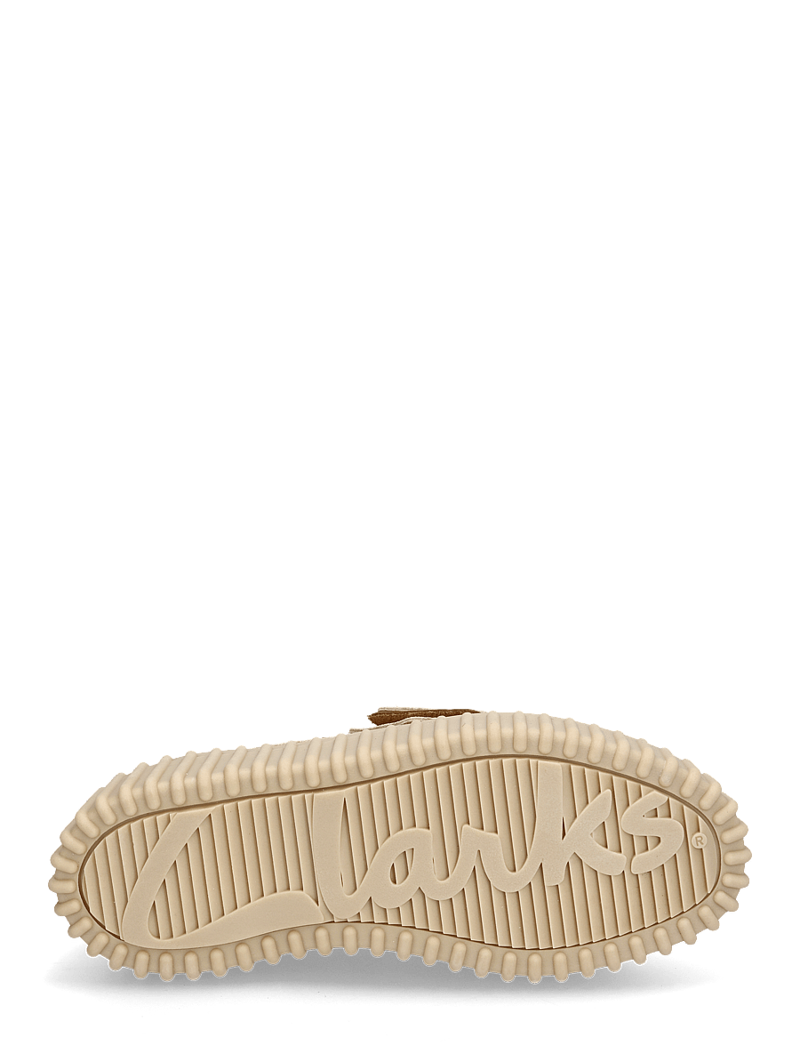 Clarks - Torhill Bee D - loafers - ecru suede - 4