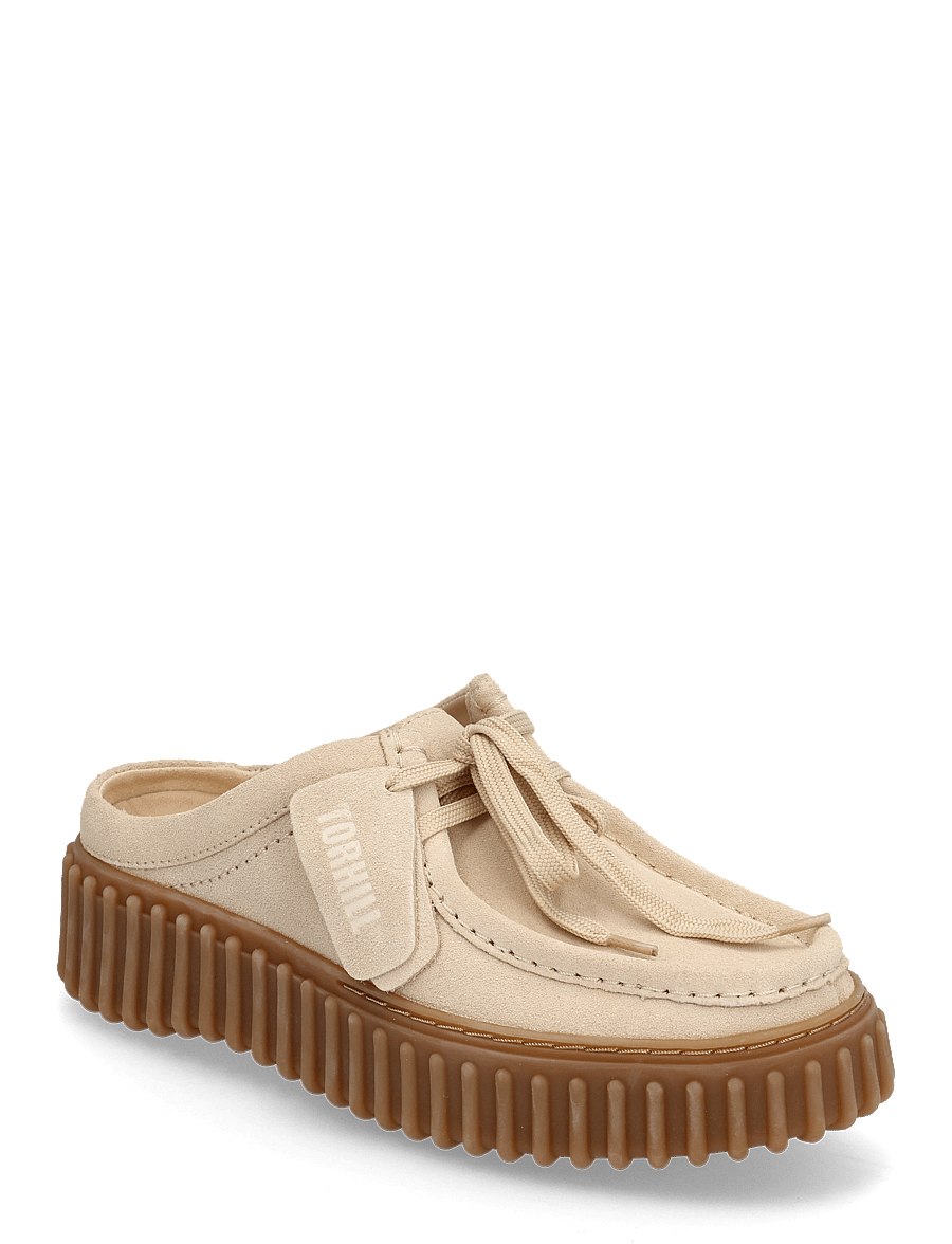 Clarks - Torhill Mule D - flade mules - ecru suede - 0
