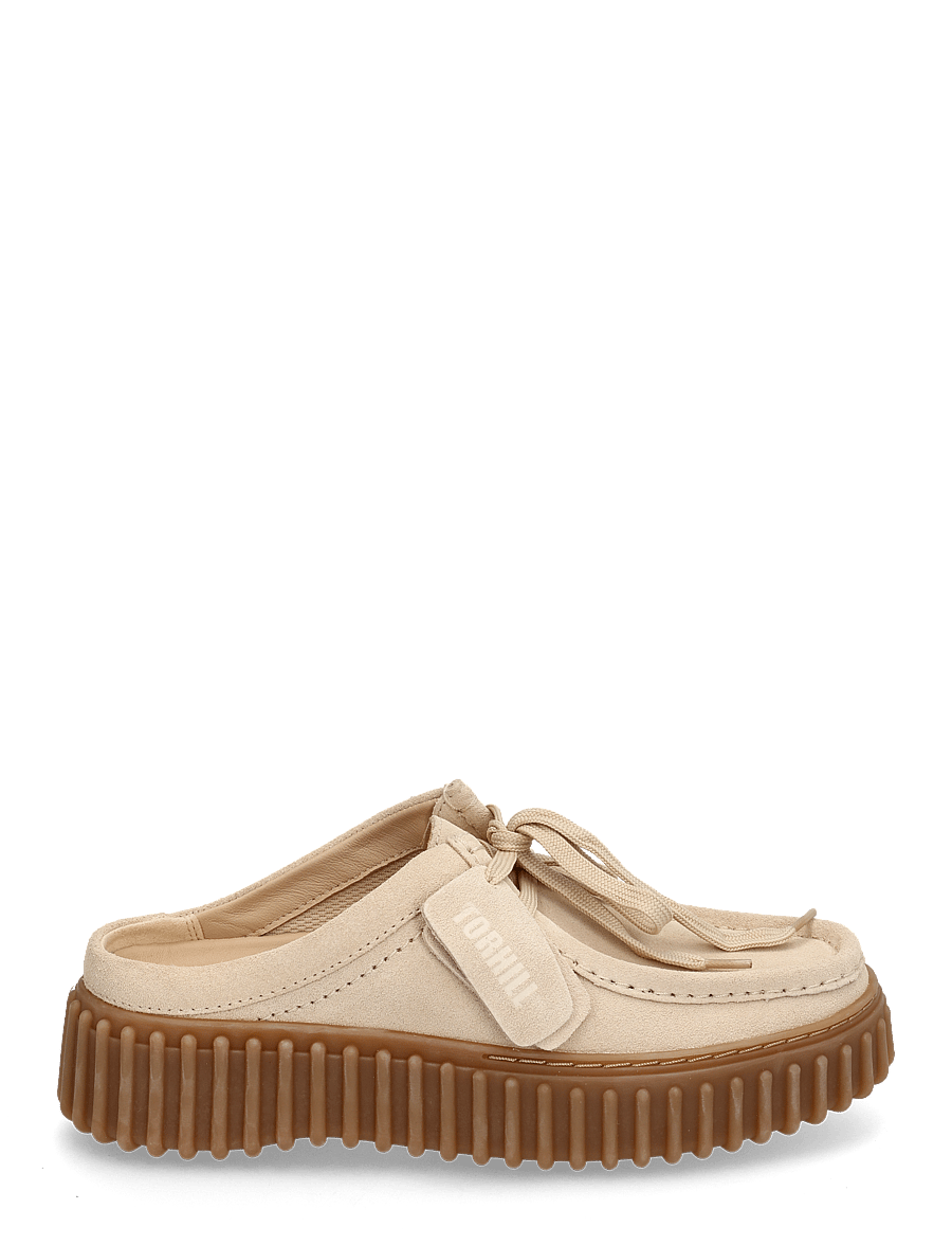 Clarks - Torhill Mule D - flade mules - ecru suede - 1