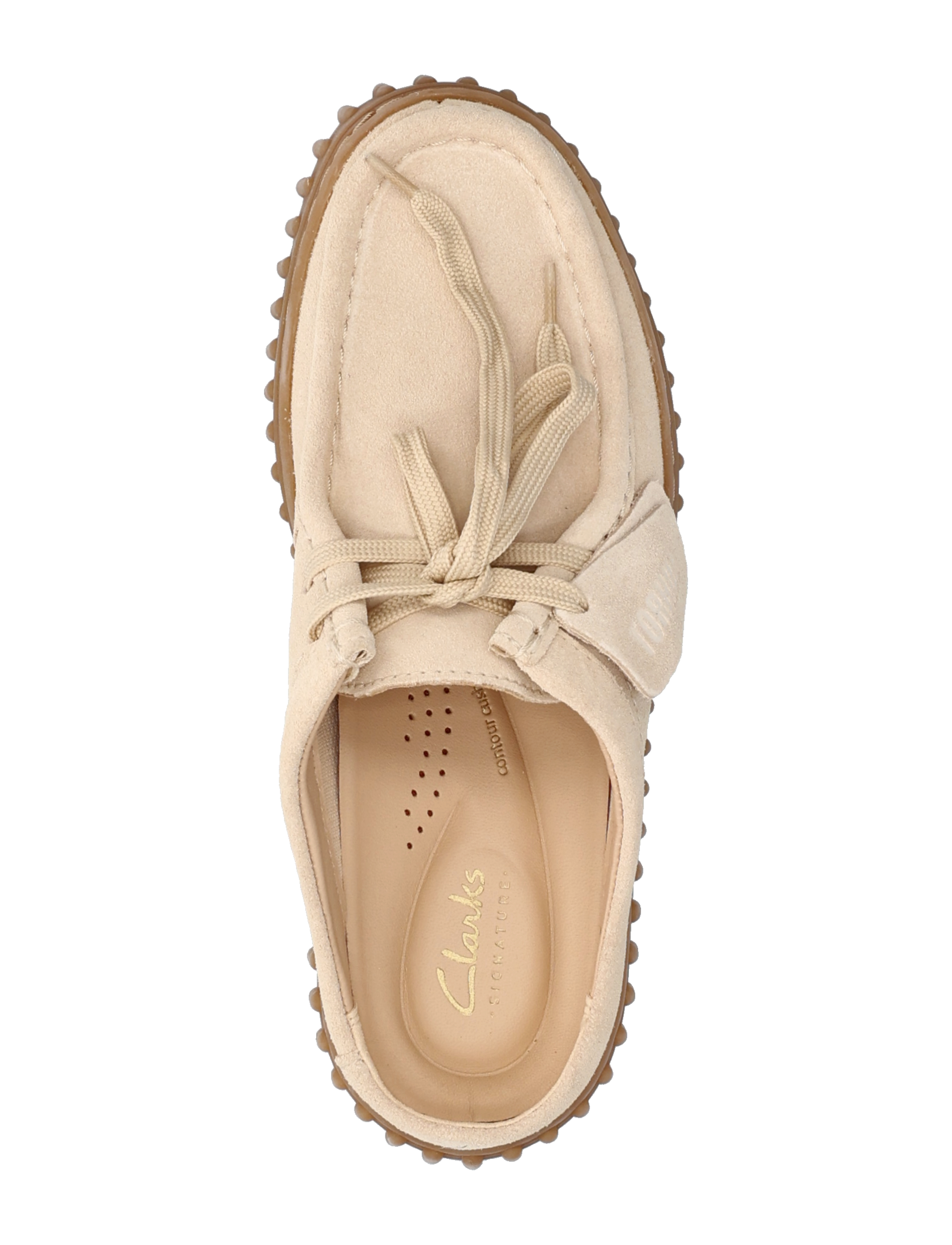 Clarks - Torhill Mule D - flade mules - ecru suede - 3