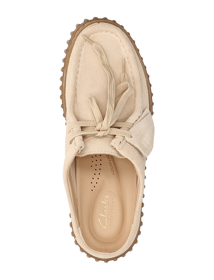 Clarks - Torhill Mule D - flade mules - ecru suede - 3