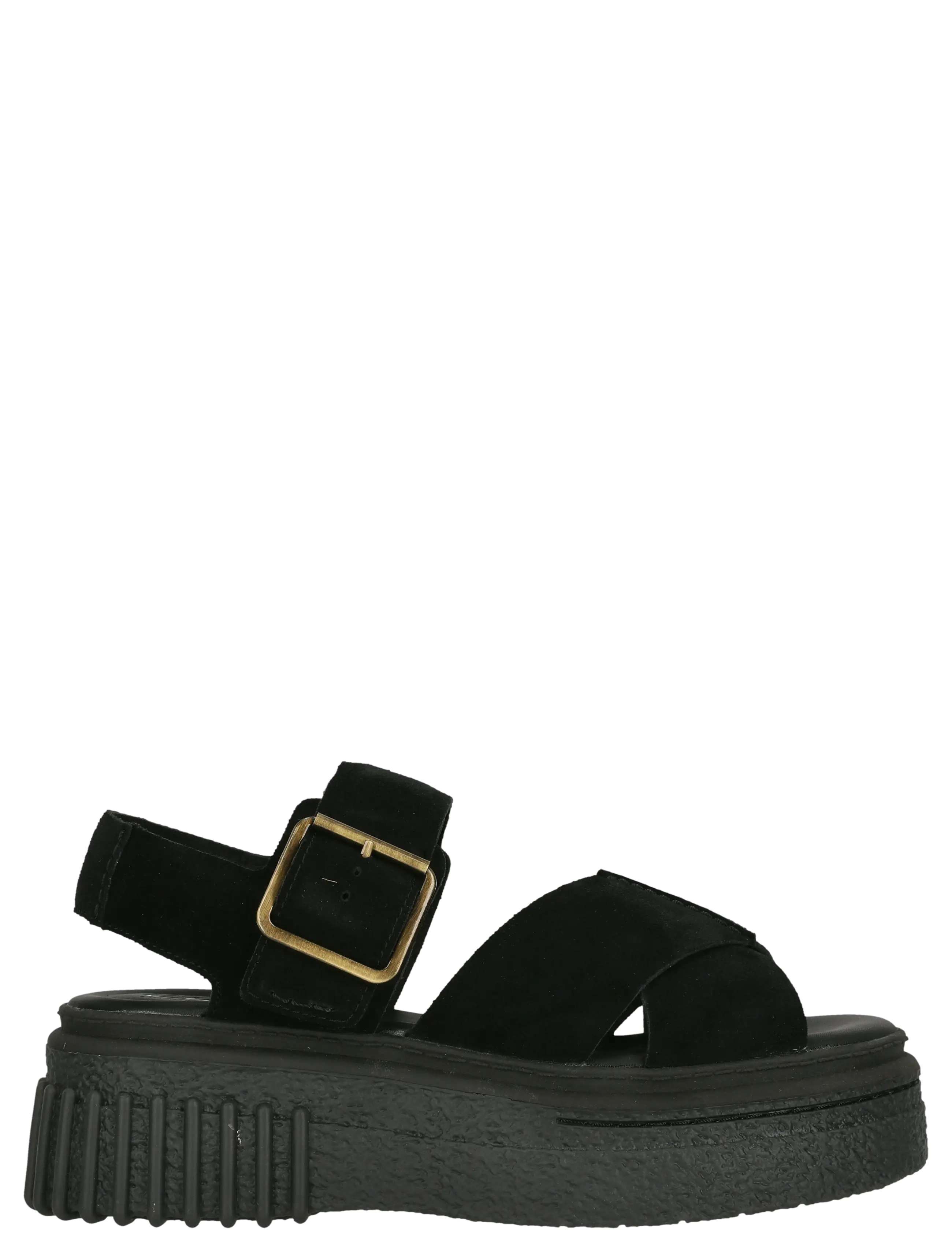 Clarks - Evamar Wish D - platformsandaler - black sde - 2
