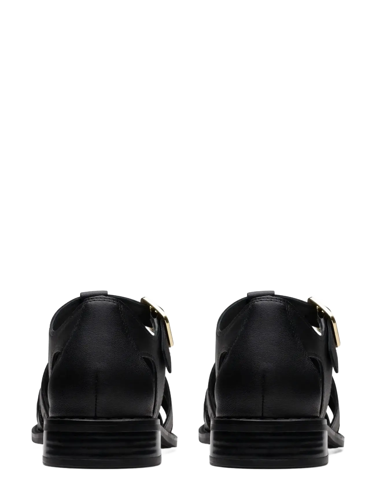 Clarks - Hana Sun D - flade sandaler - black leather - 1