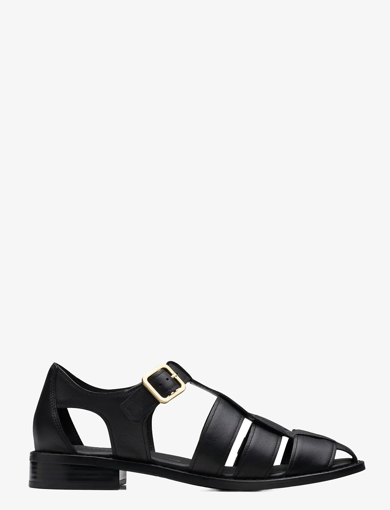 Clarks - Hana Sun D - flat sandals - black leather - 2