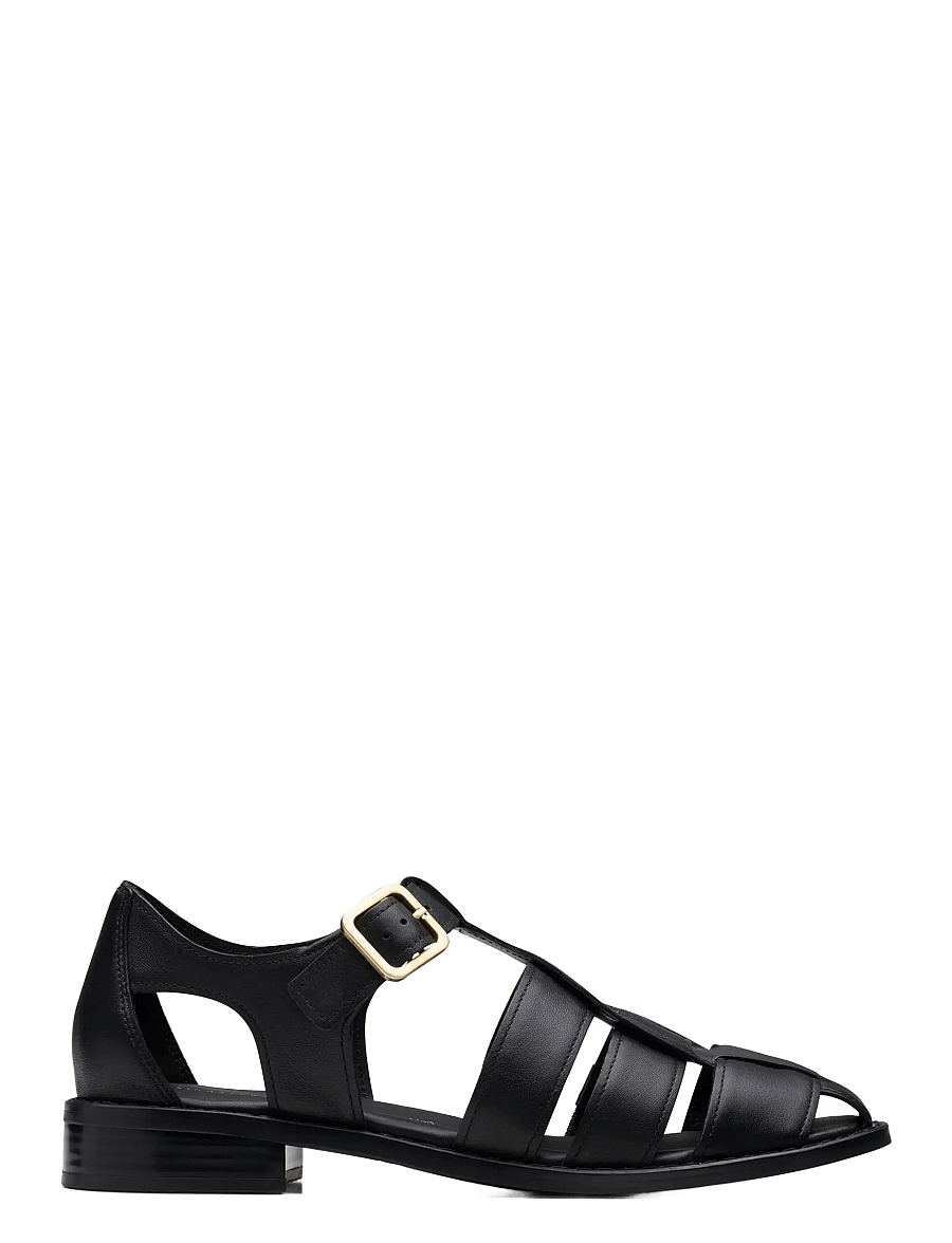 Clarks - Hana Sun D - flache sandalen - black leather - 2