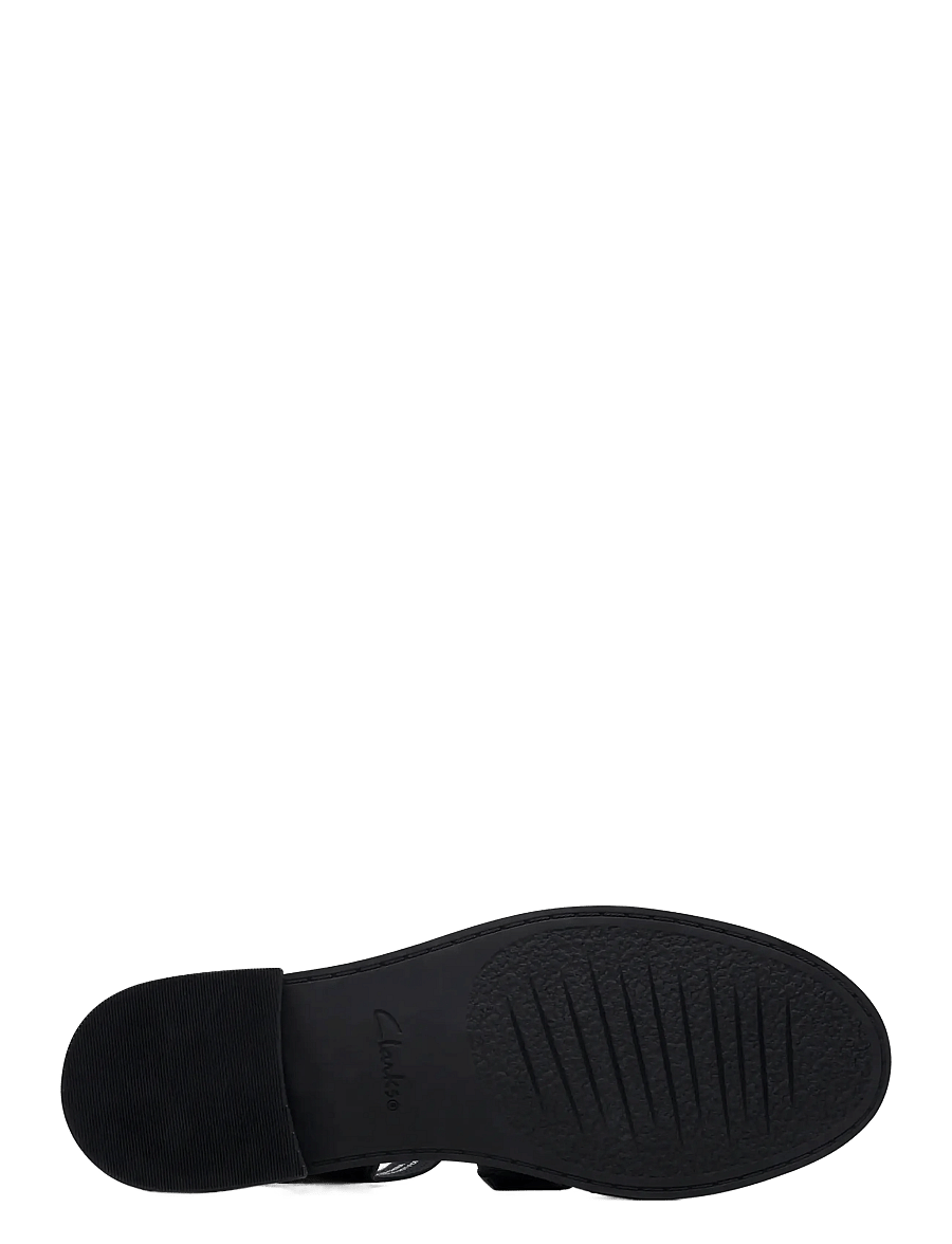 Clarks - Hana Sun D - flache sandalen - black leather - 4