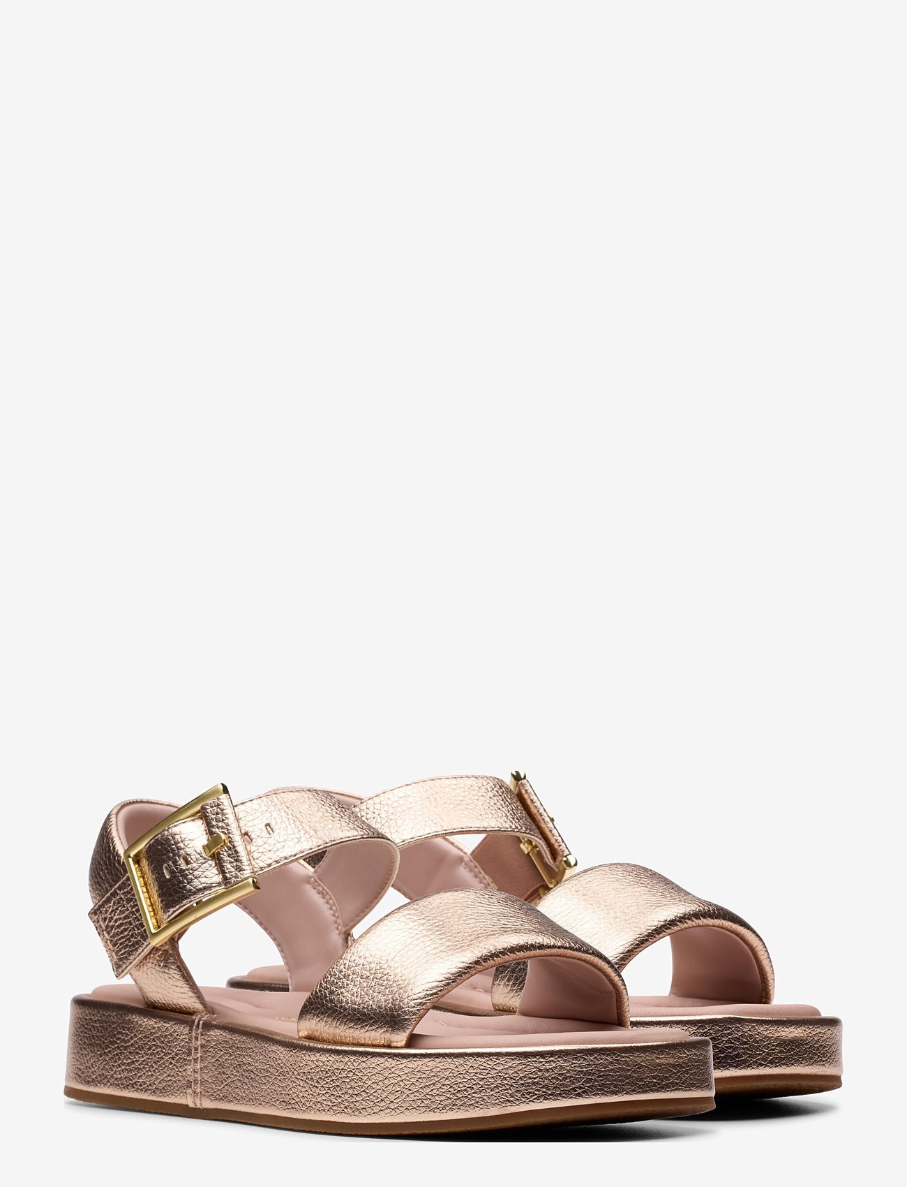 Clarks - Alda Strap D - platform sandals - copper metallic - 0