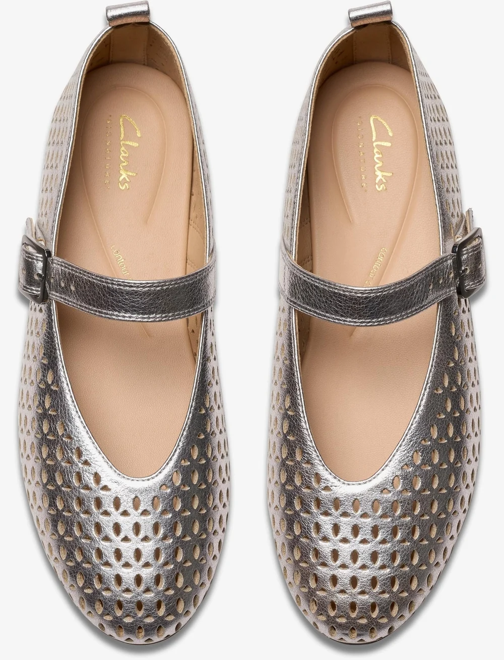 Clarks - Fawna Jane D - special occasions - silver metallic - 3