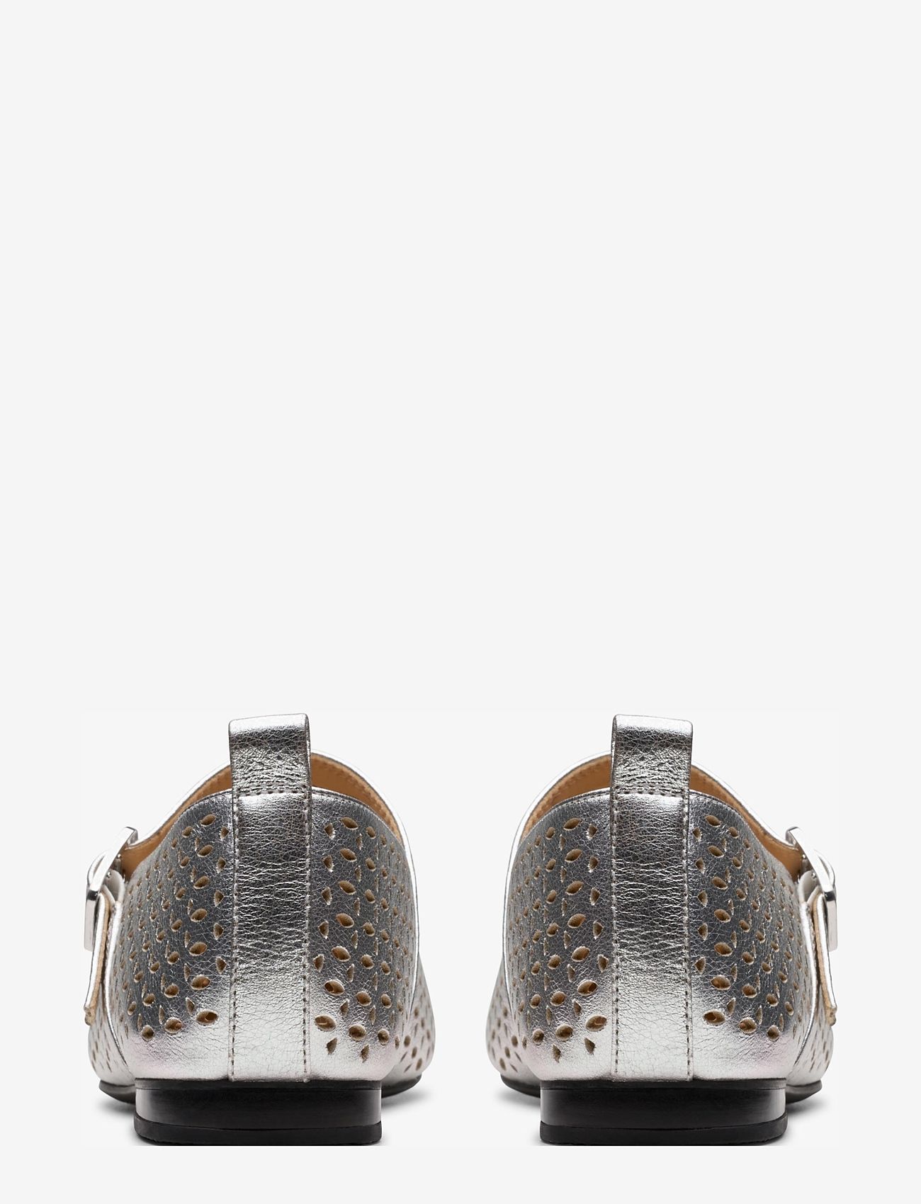 Clarks - Fawna Jane D - damen - silver metallic - 4