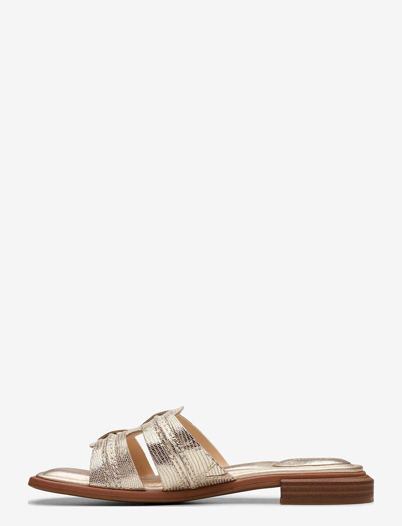 Clarks - Ariany Mule D - flate sandaler - champagne int - 1