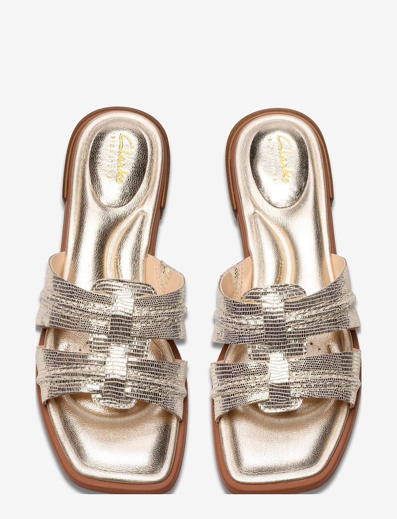 Clarks - Ariany Mule D - flate sandaler - champagne int - 3