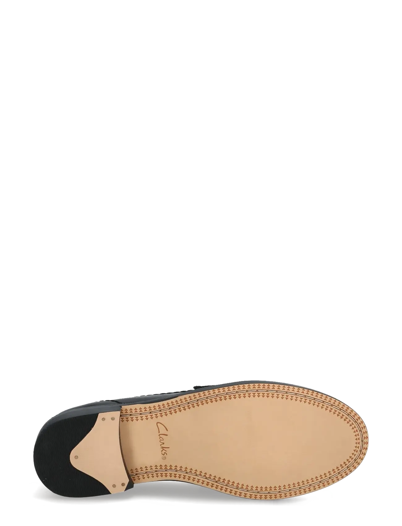 Clarks - Straven Edge D - loafers - black leather - 4