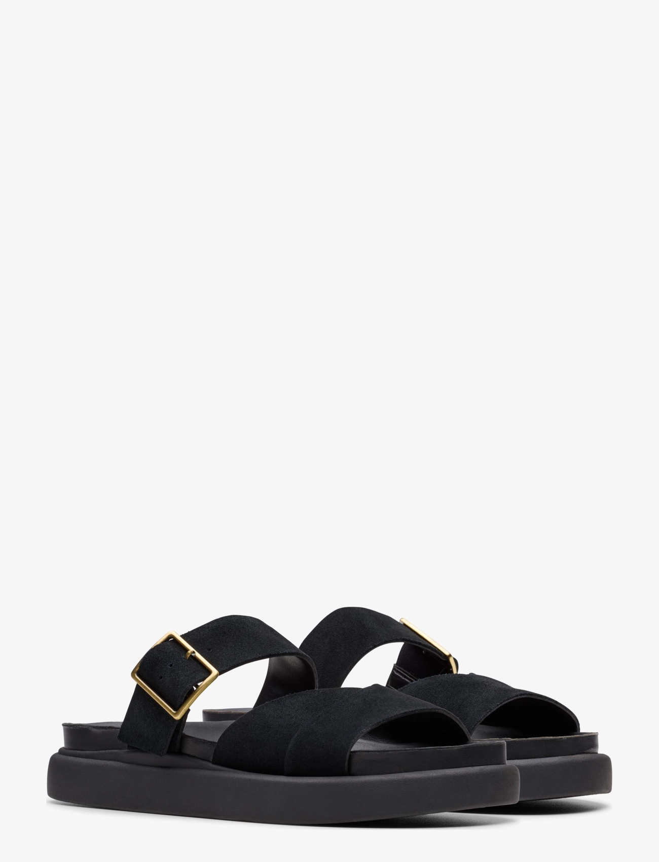 Clarks Aristella Mule D, Kvinder, Platform Mule, Sort, Str: 39