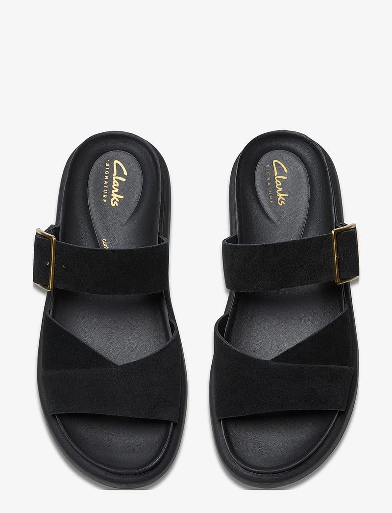 Clarks - Aristella Mule D - flat sandals - black sde - 4