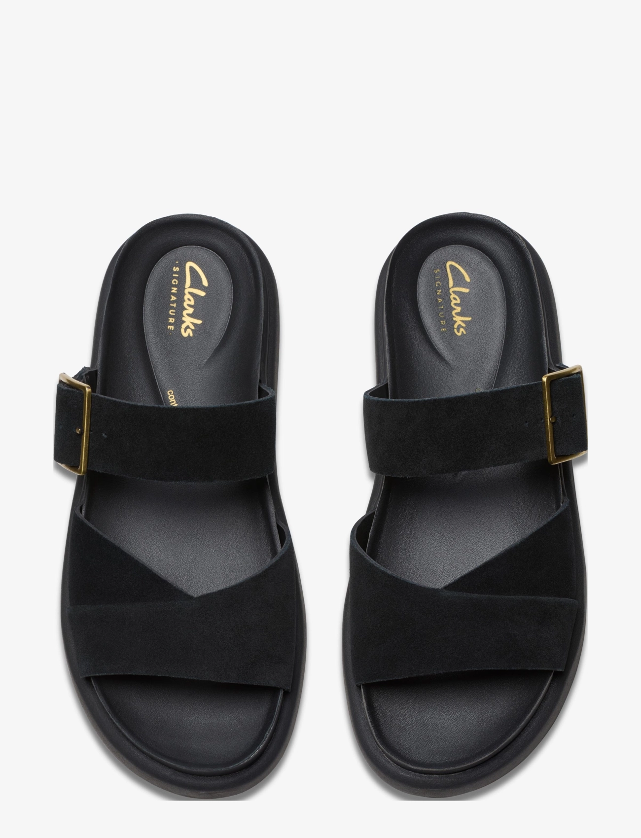 Clarks - Aristella Mule D - flache sandalen - black sde - 4