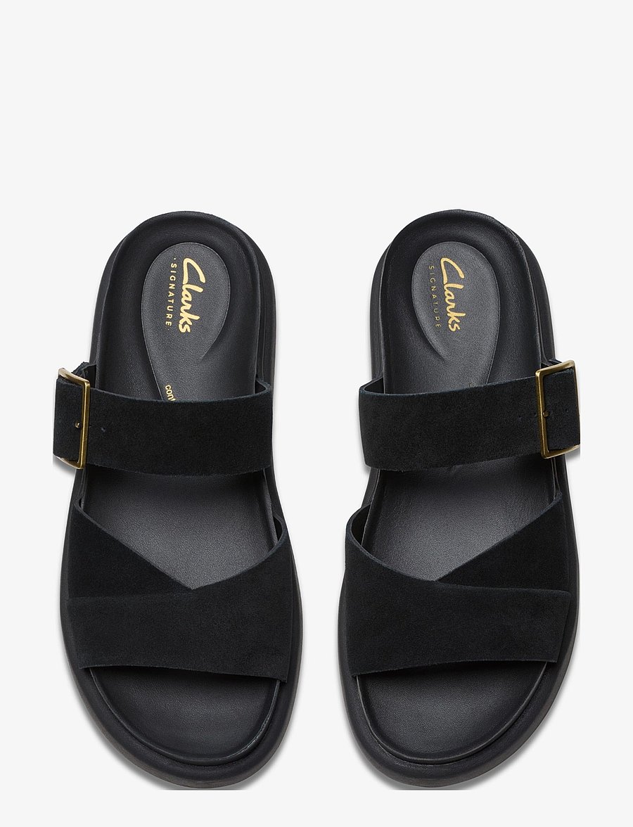 Clarks - Aristella Mule D - flache sandalen - black sde - 4