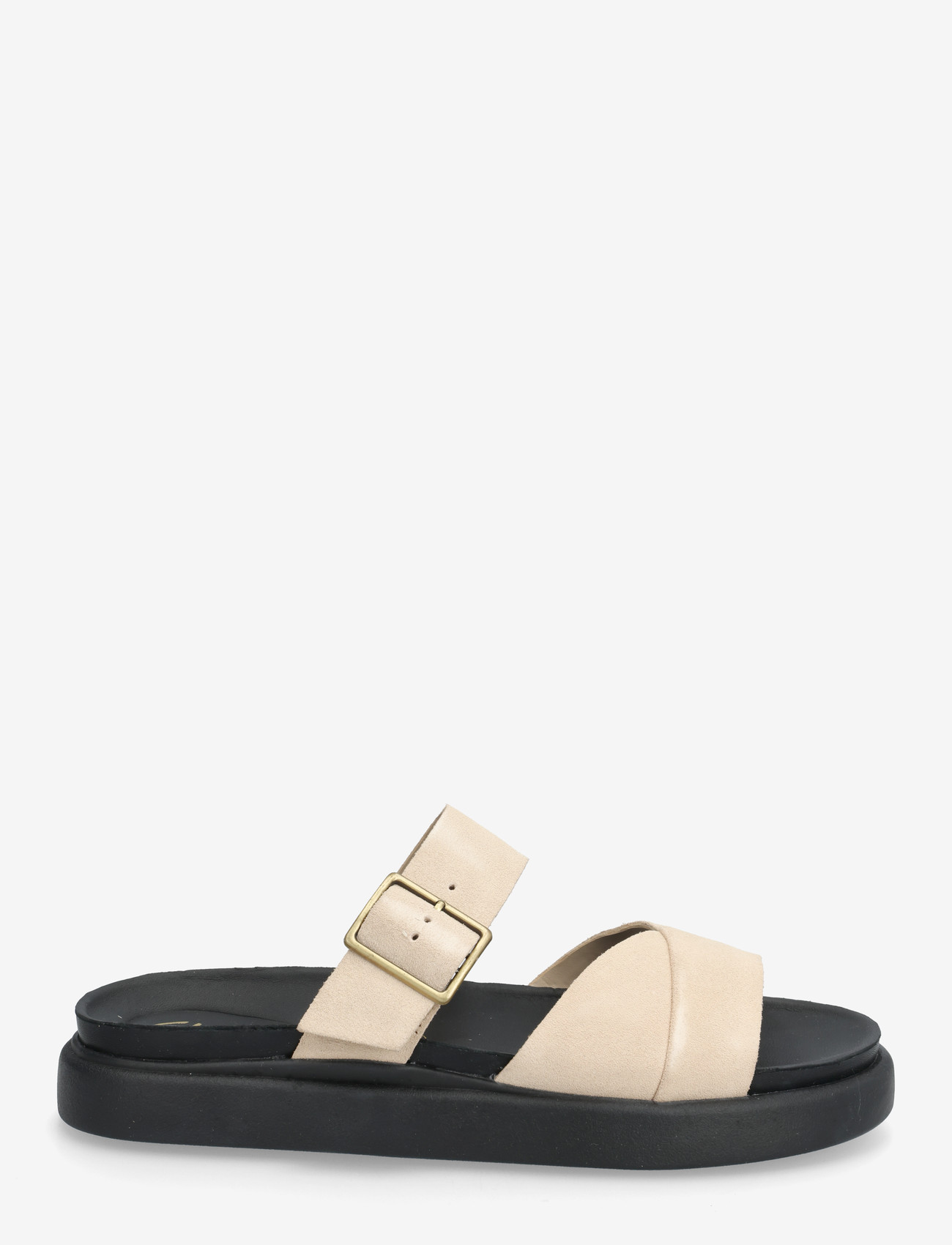 Clarks - Aristella Mule D - flade sandaler - ecru suede - 1