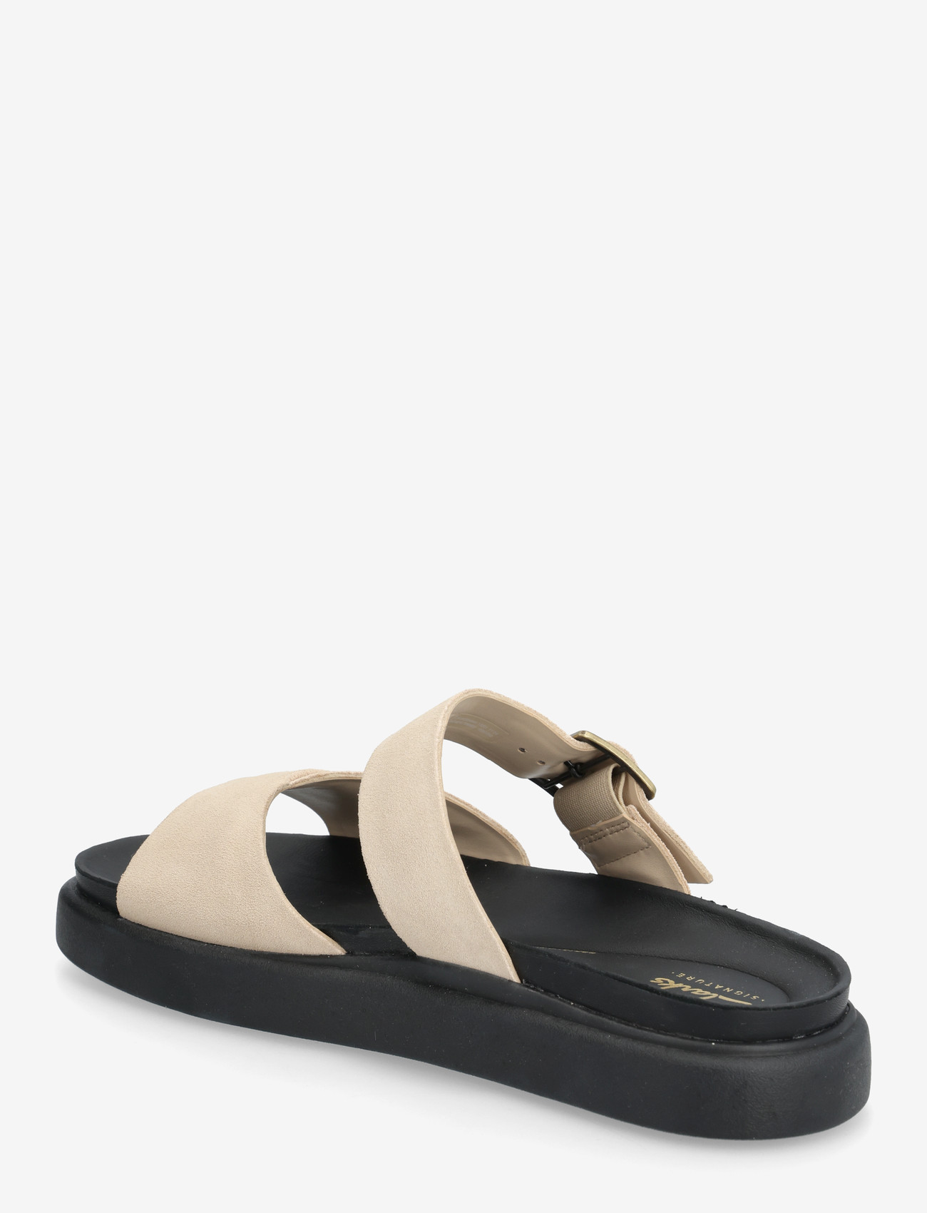 Clarks - Aristella Mule D - flade sandaler - ecru suede - 2