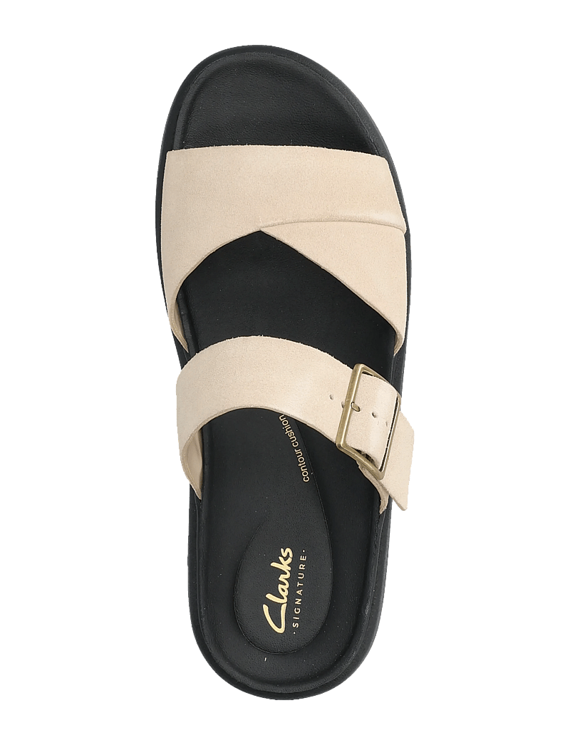 Clarks - Aristella Mule D - flache sandalen - ecru suede - 3