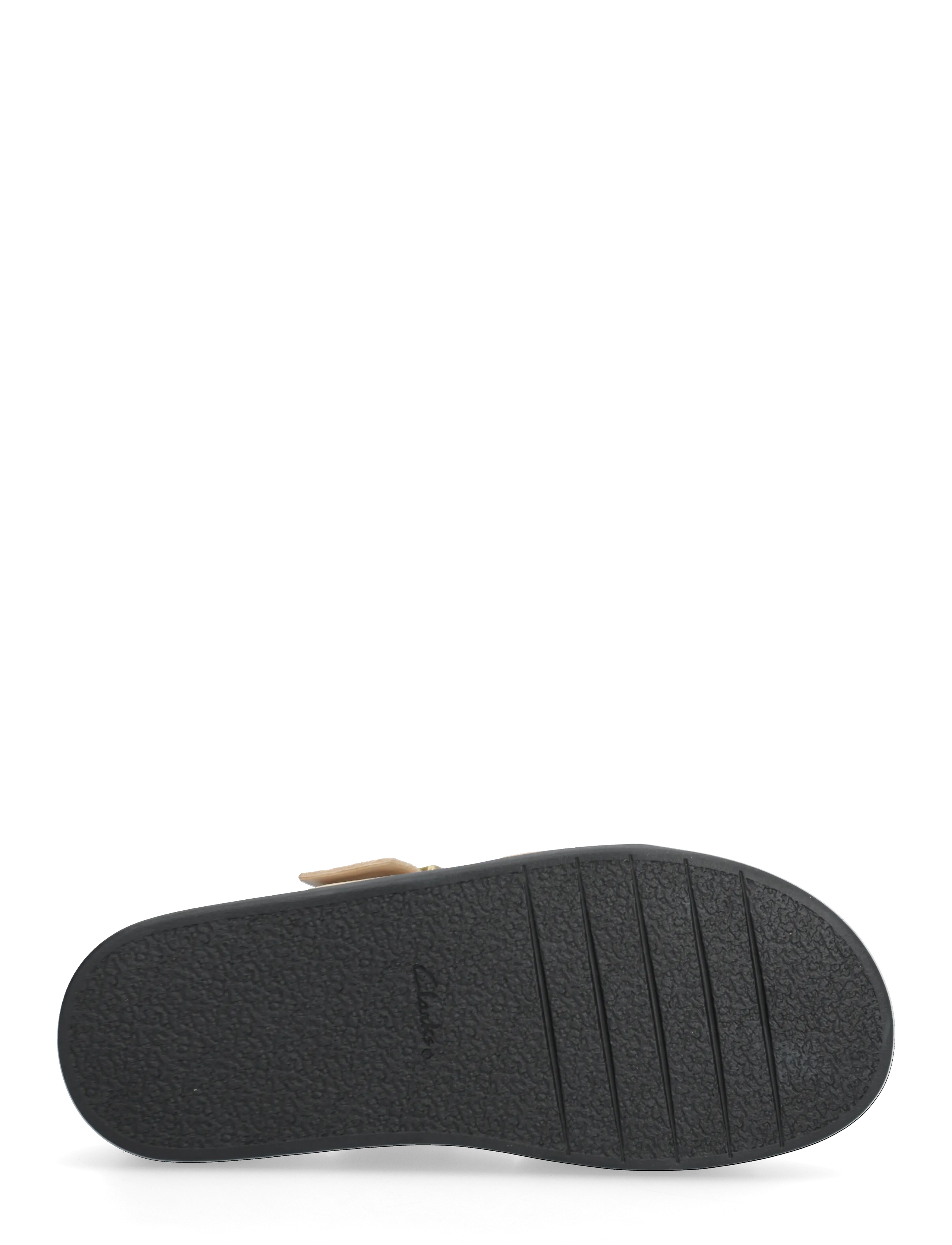 Clarks - Aristella Mule D - płaskie sandały - ecru suede - 4